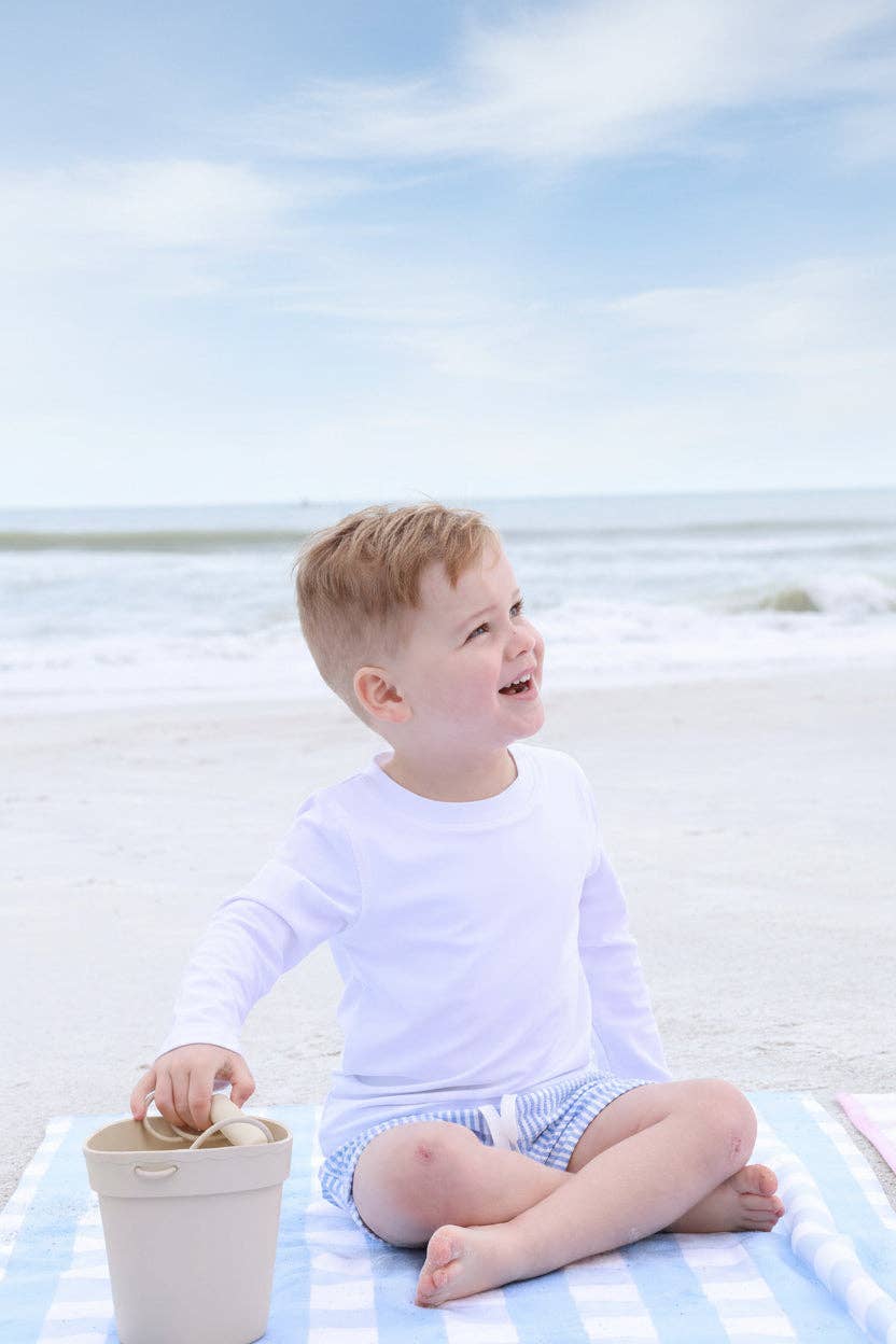 Long Sleeve Rash Guard Shirt | White Wholesale