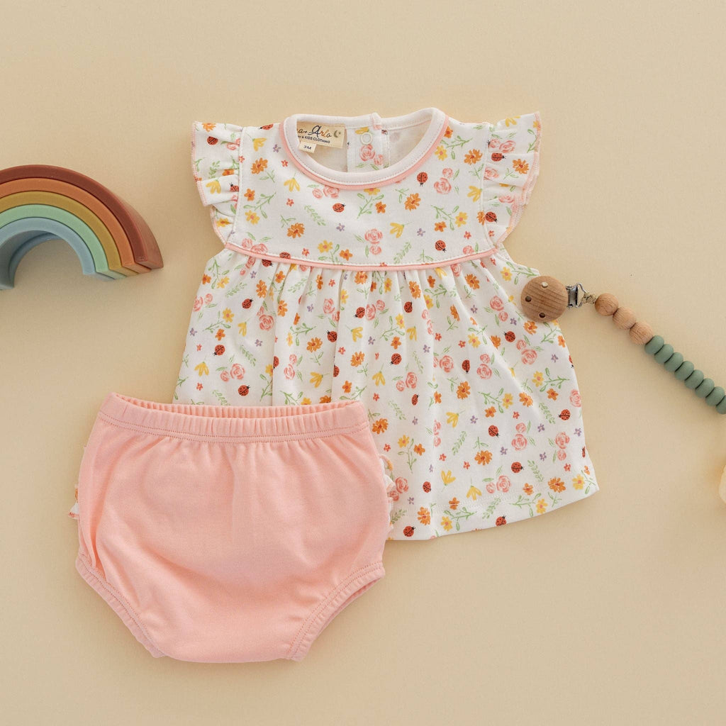 Bugs and Blossoms Diaper Cover Set