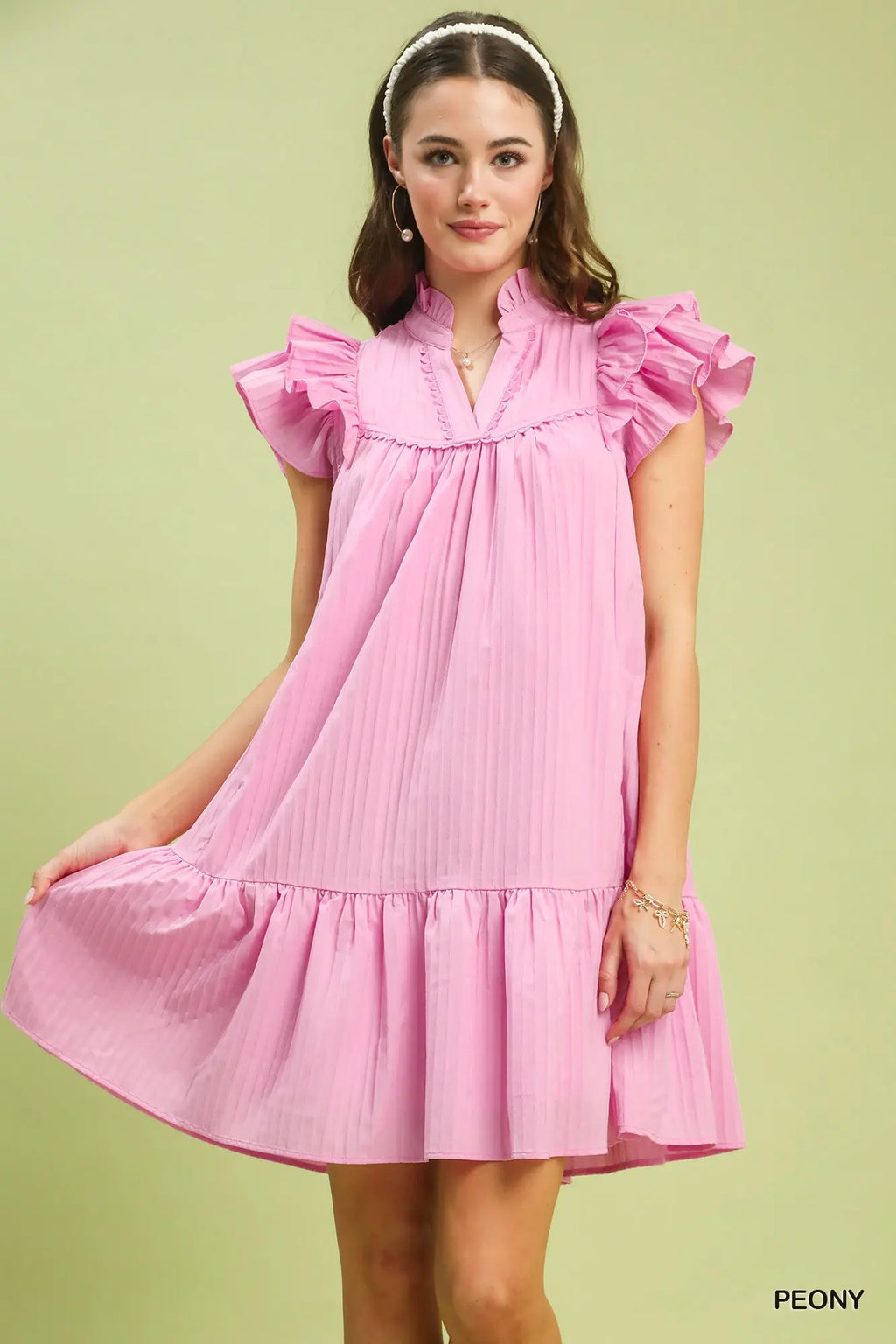 Claire Ruffle Dress