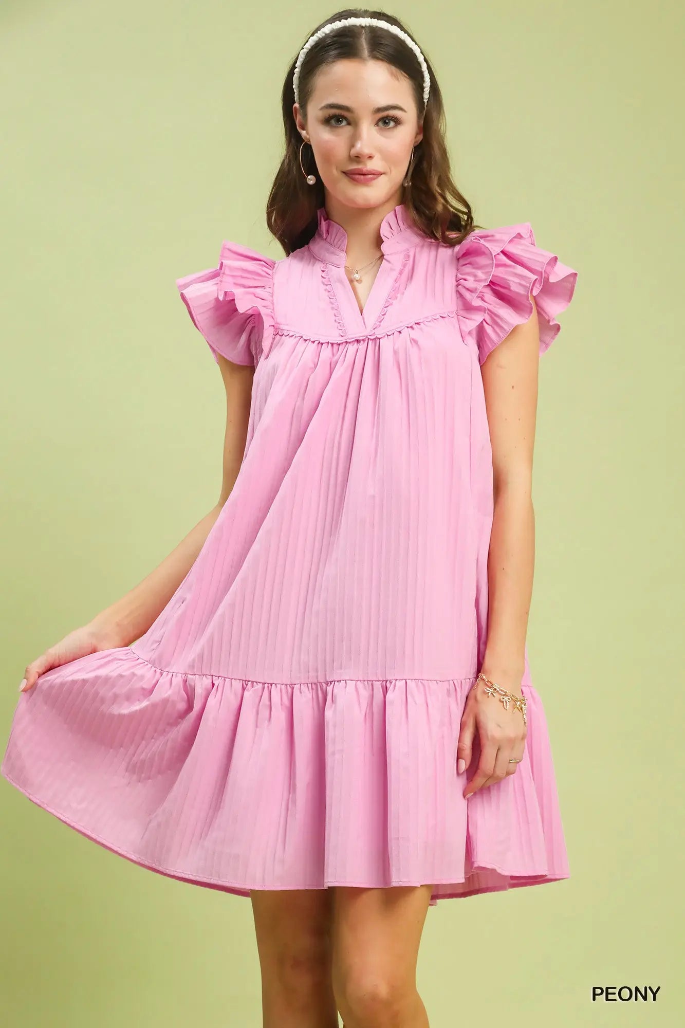 Claire Ruffle Dress