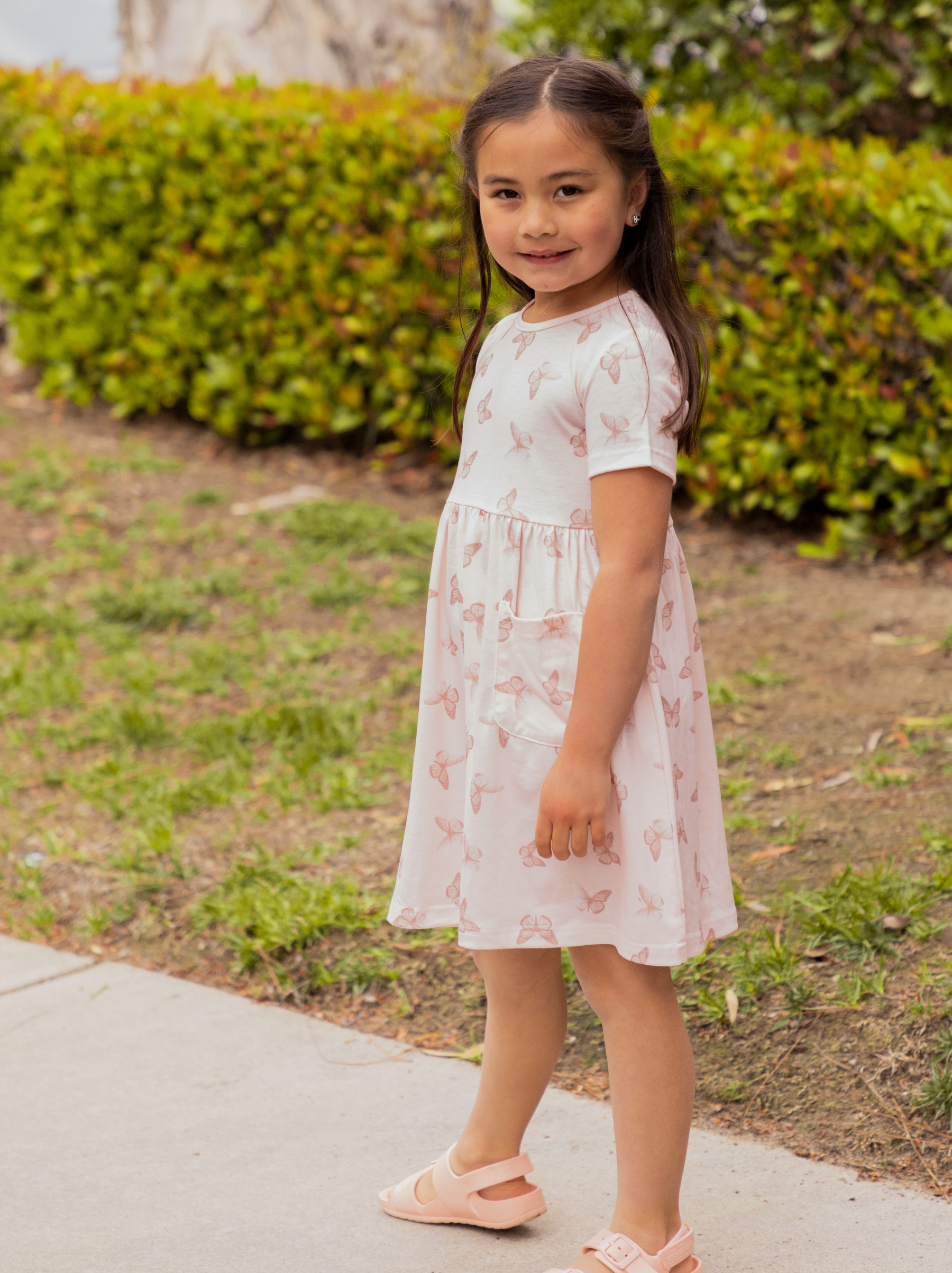 Butterfly Pocket Dress