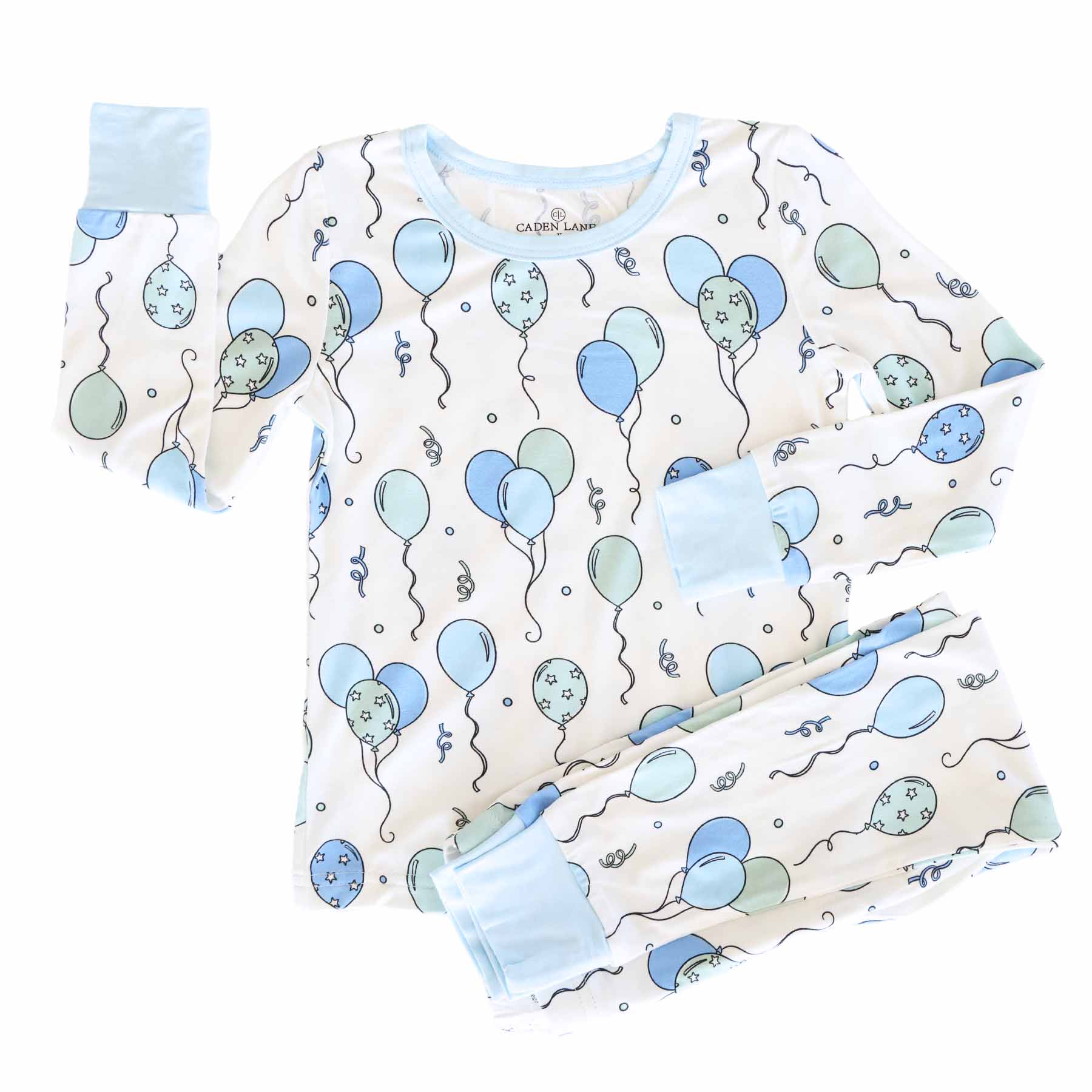Party Time Two Piece Pajama Set | Blue