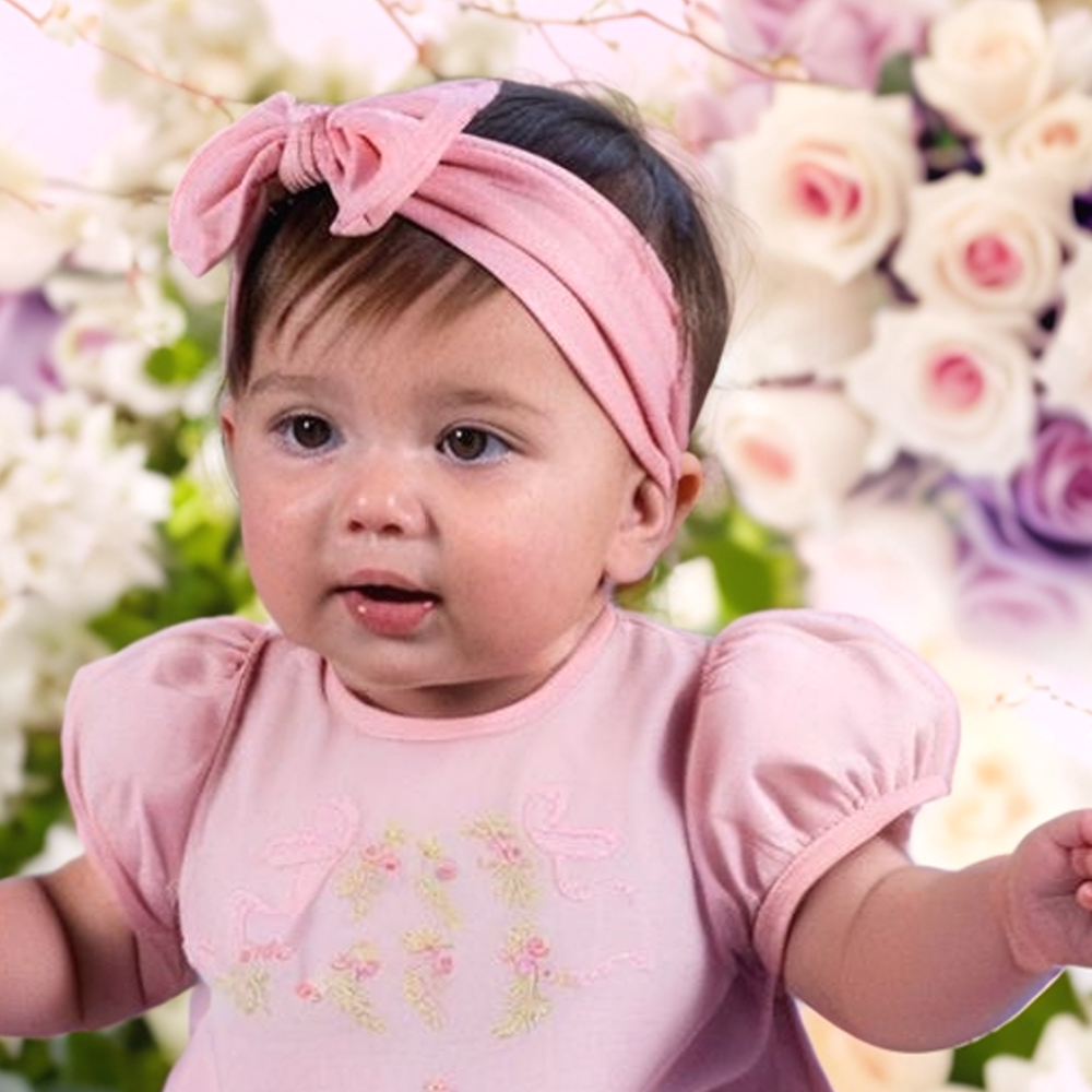Pink Heirloom Rosebud Dress