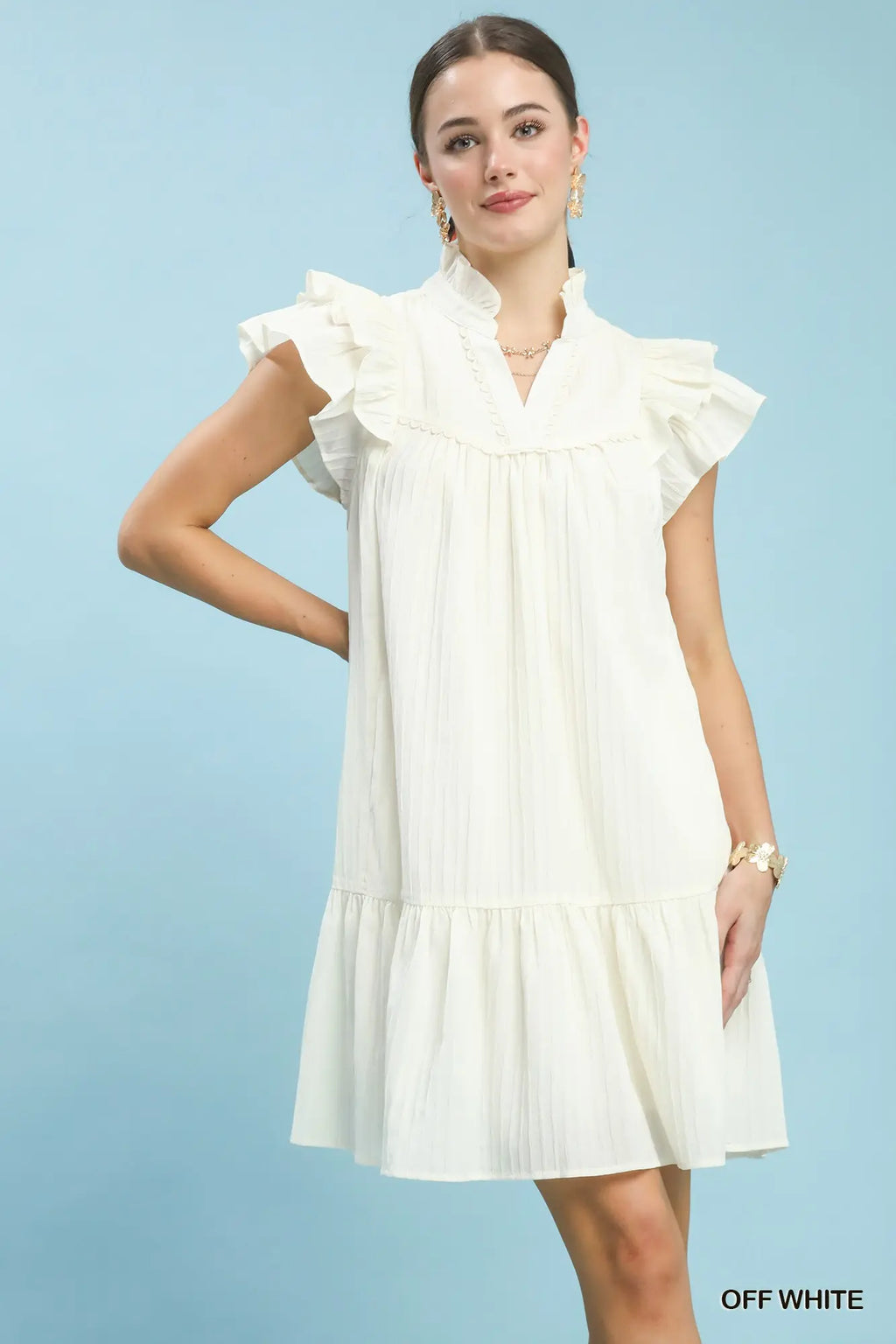Claire Ruffle Dress