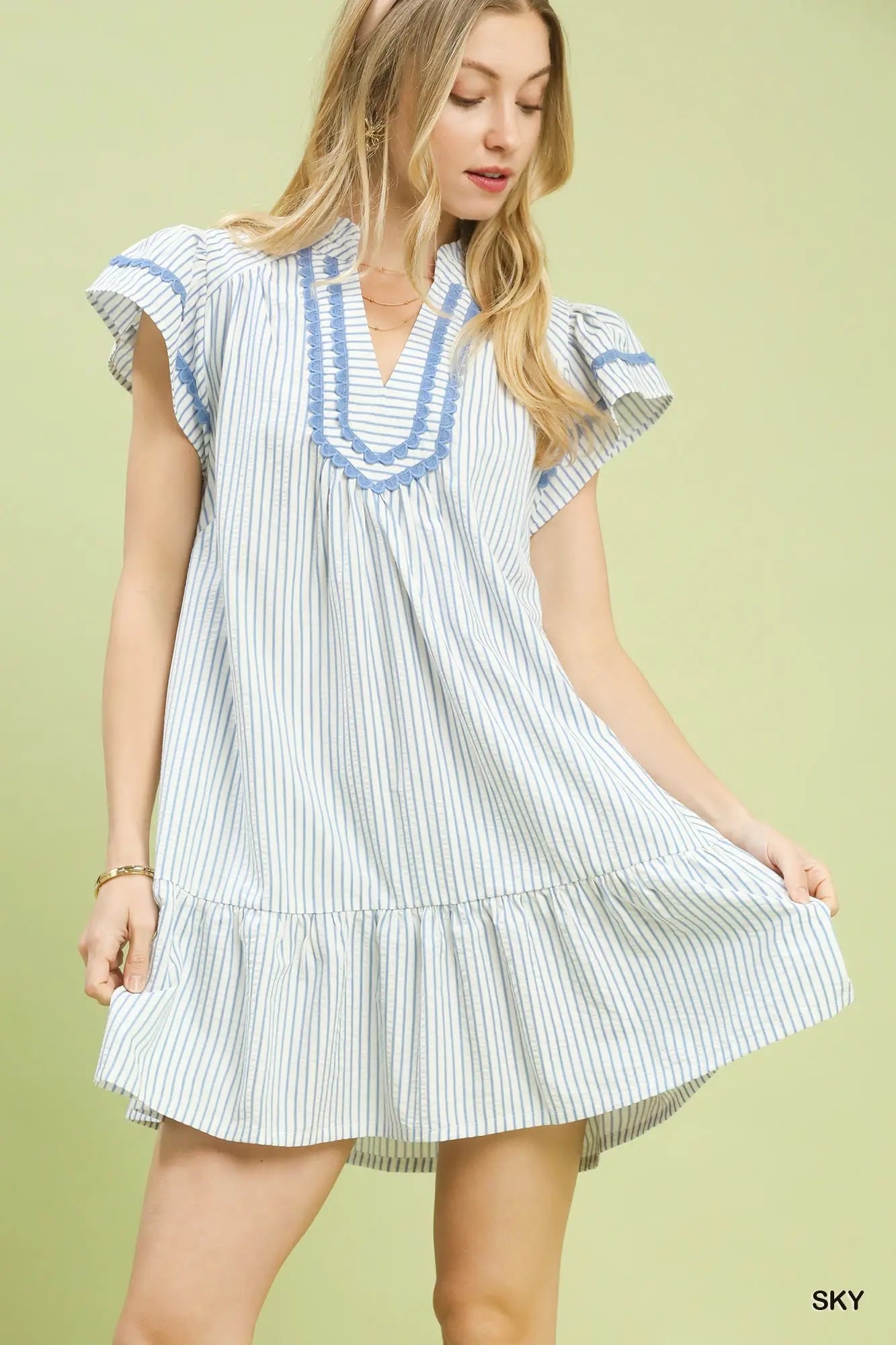 Cindy Ruffle Dress