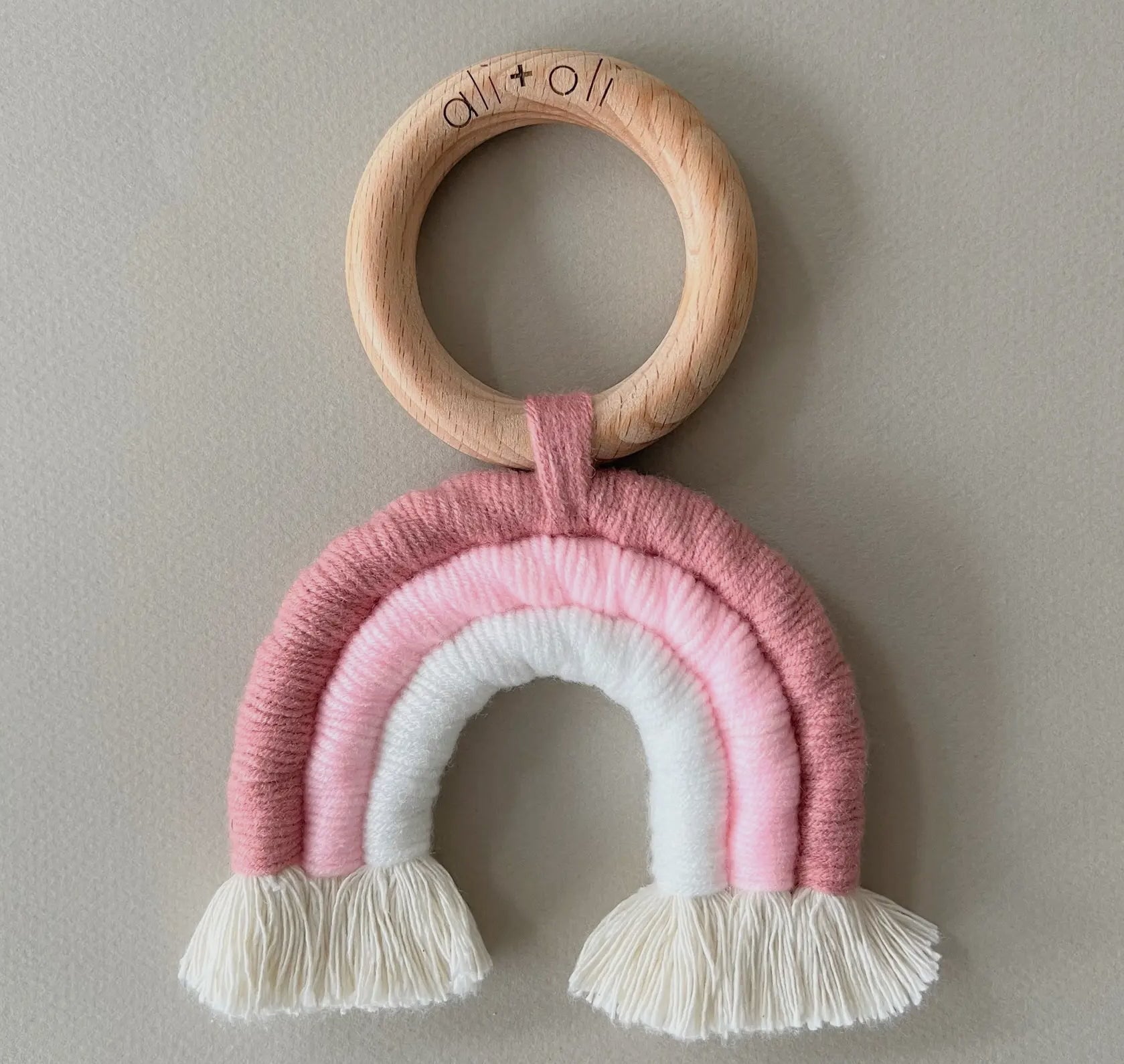 Macrame Rainbow Teether