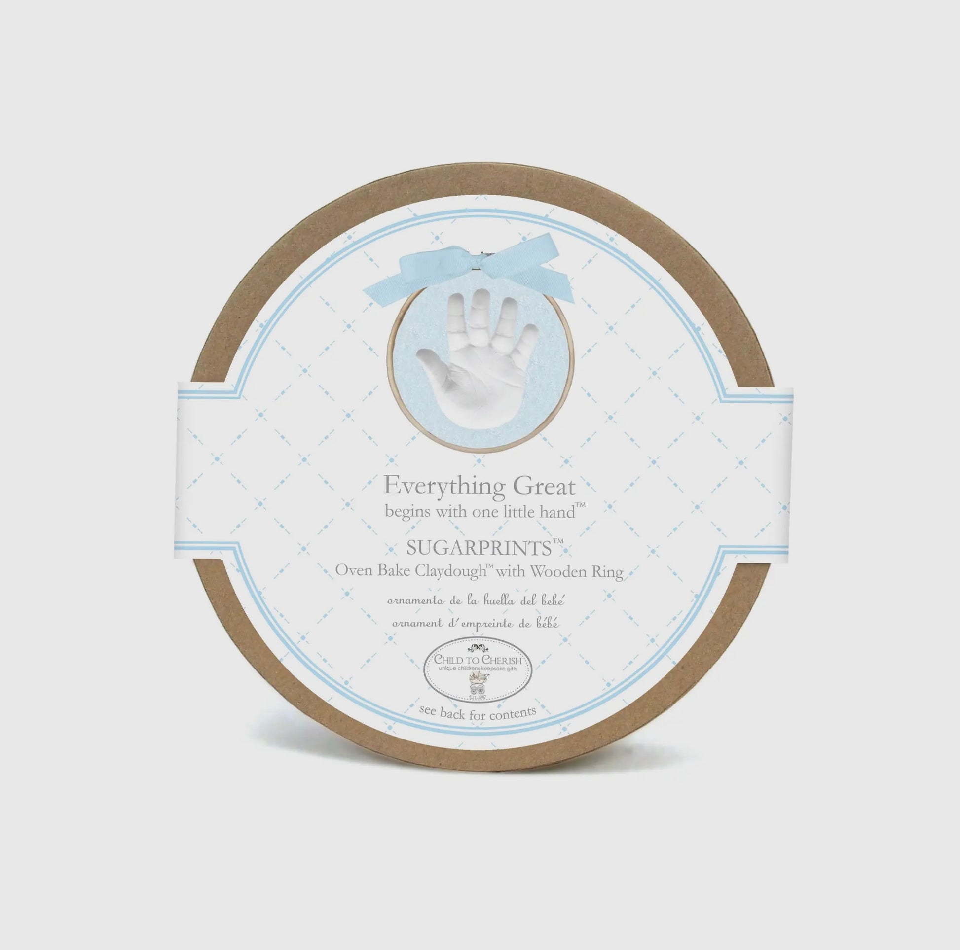 Sugarprints Handprint / Blue