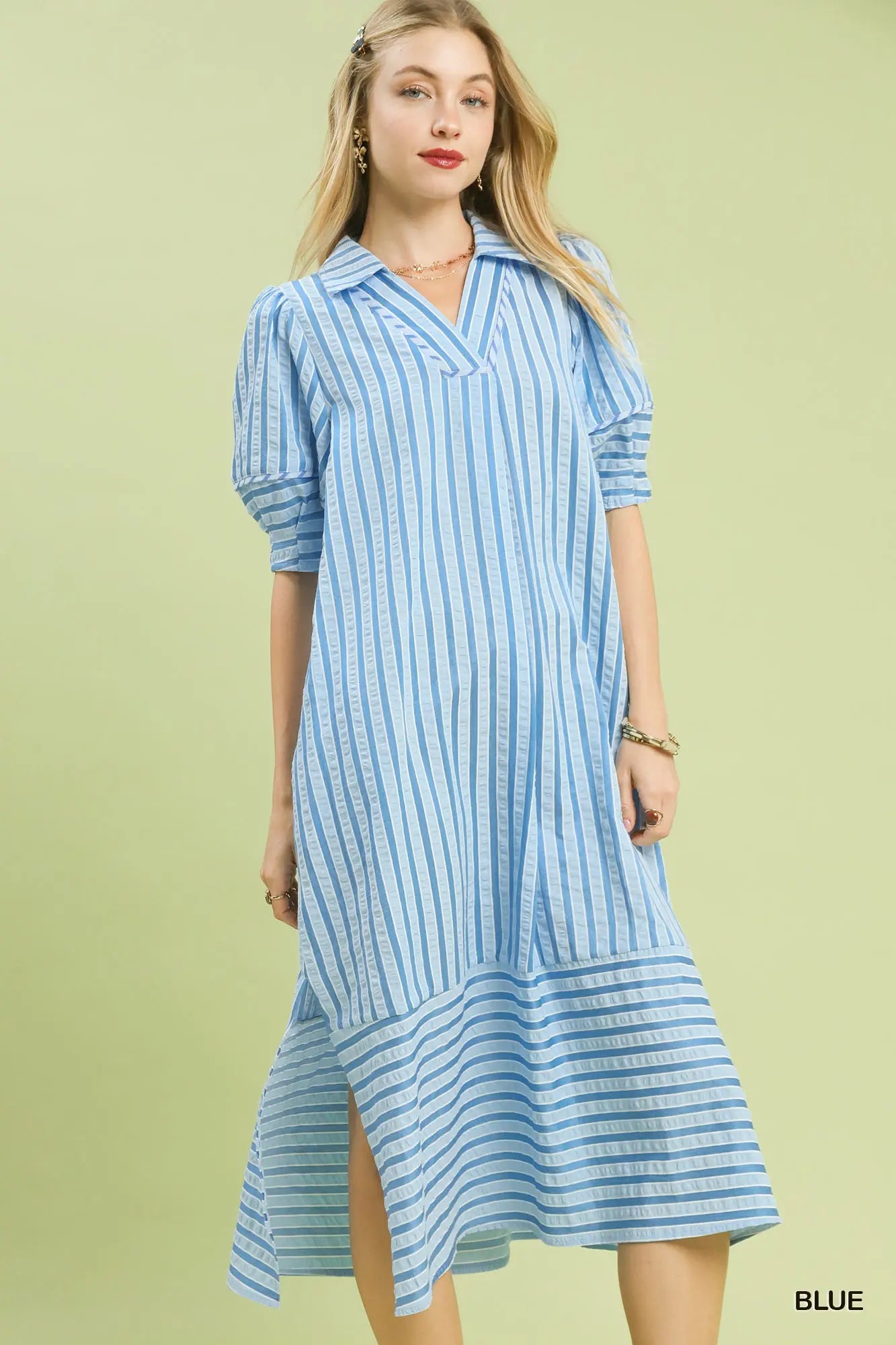 Collared Stella Midi