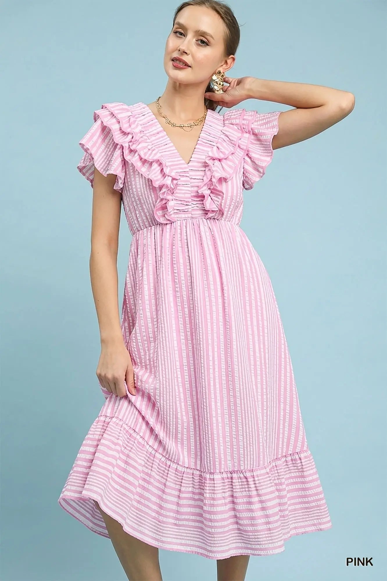 Lidia Ruffle Dress