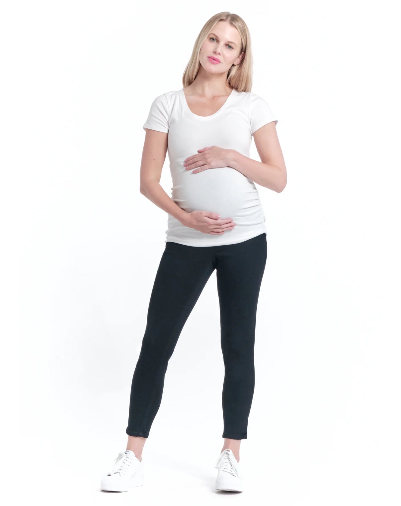 Black maternity Skinny Jeans