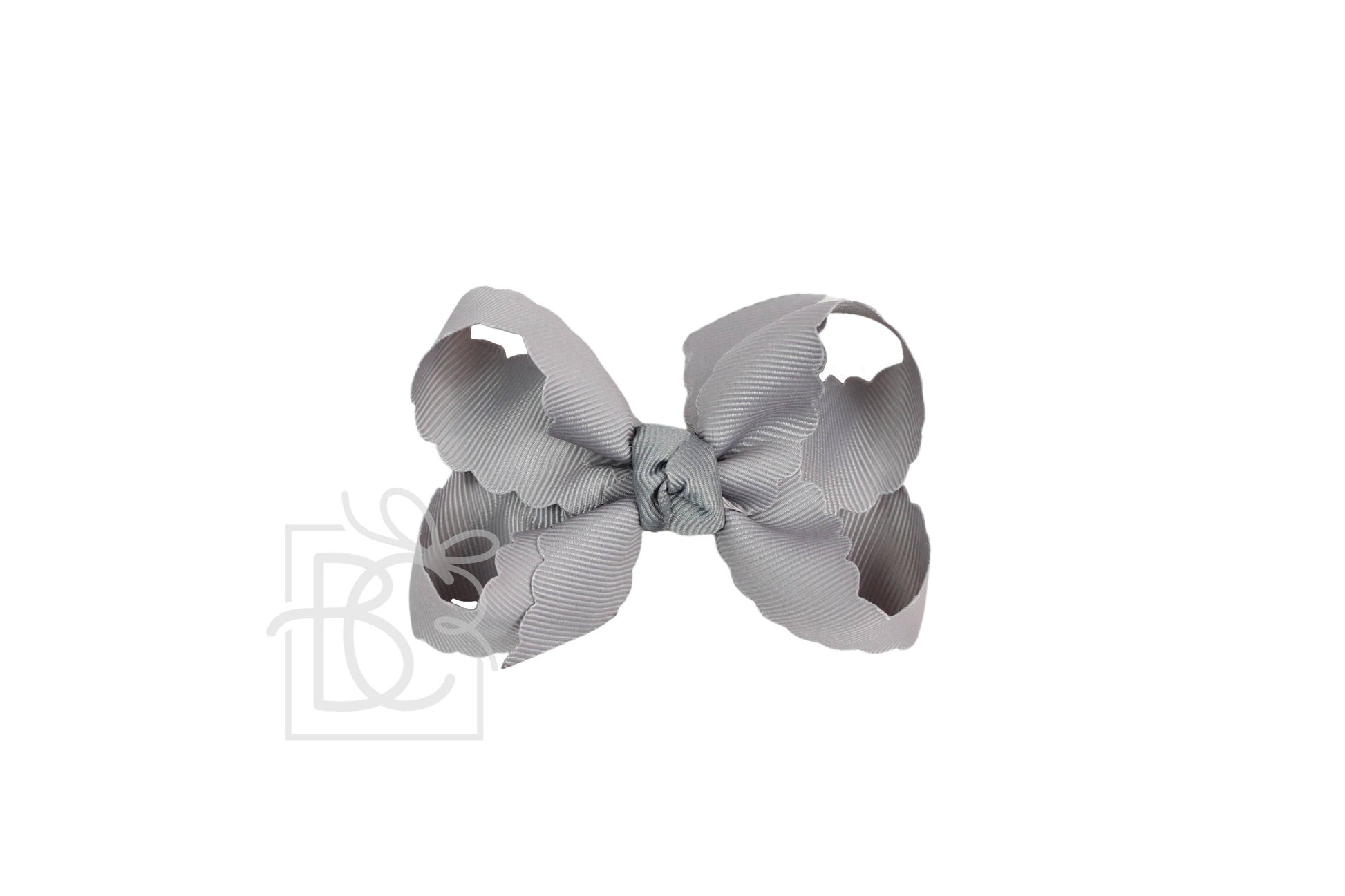 Large SCALLOPED EDGE BOW