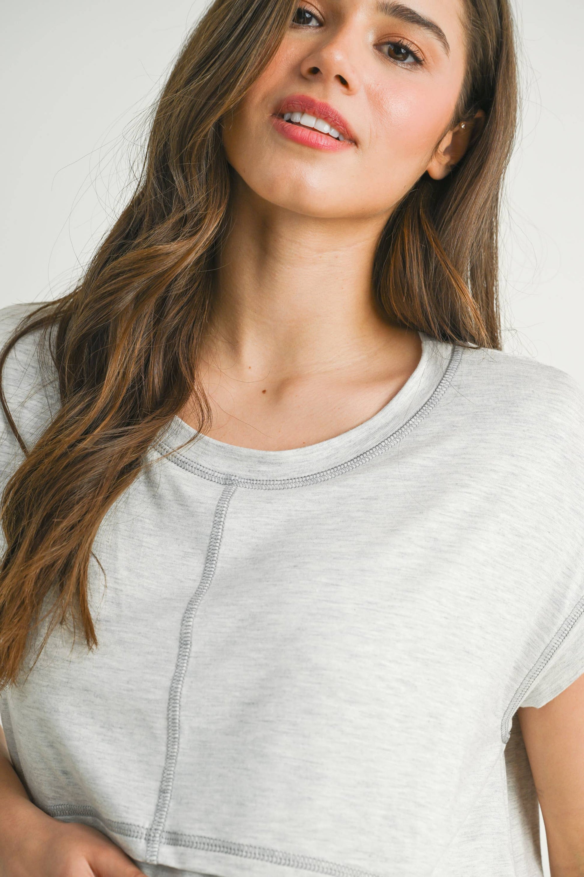 Double Layer Short Sleeve Top