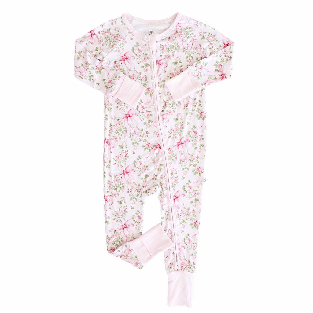 Bows in Bloom Convertible Zip Romper