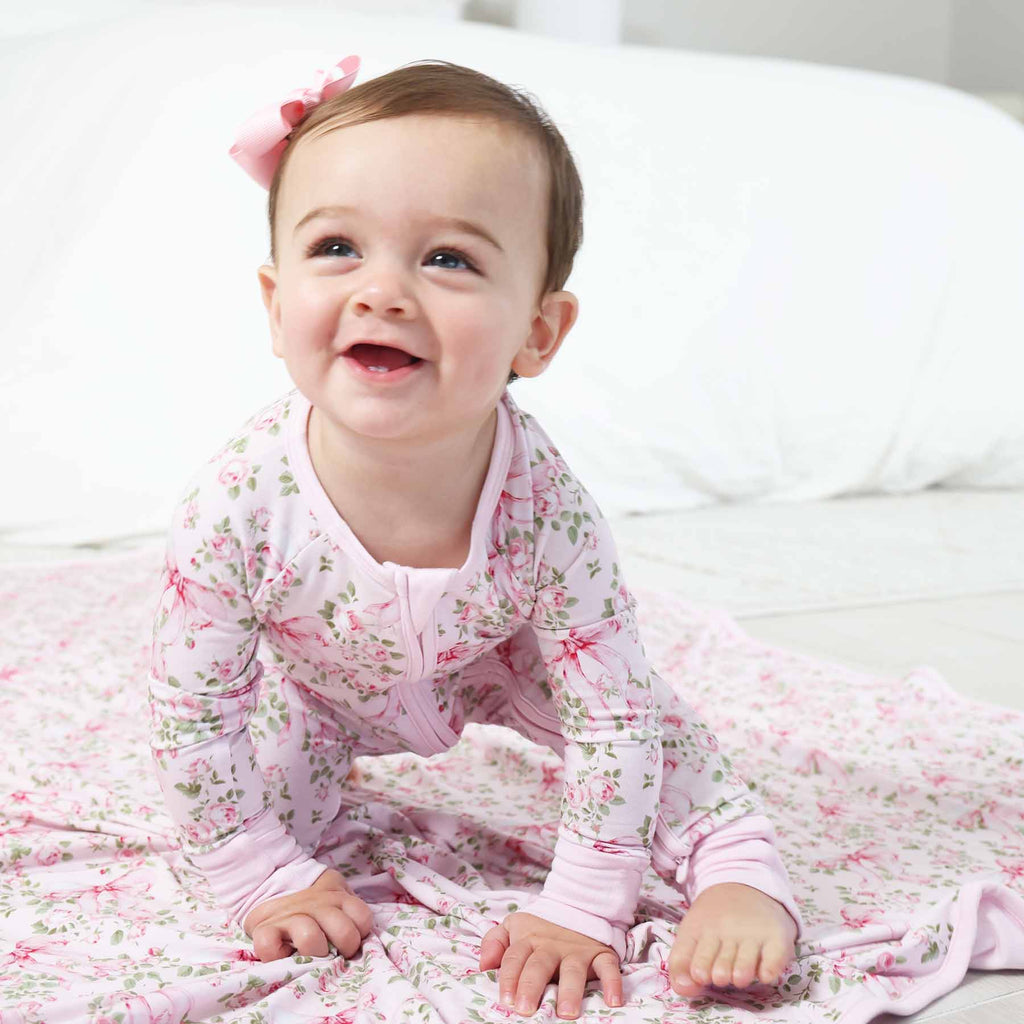 Bows in Bloom Convertible Zip Romper