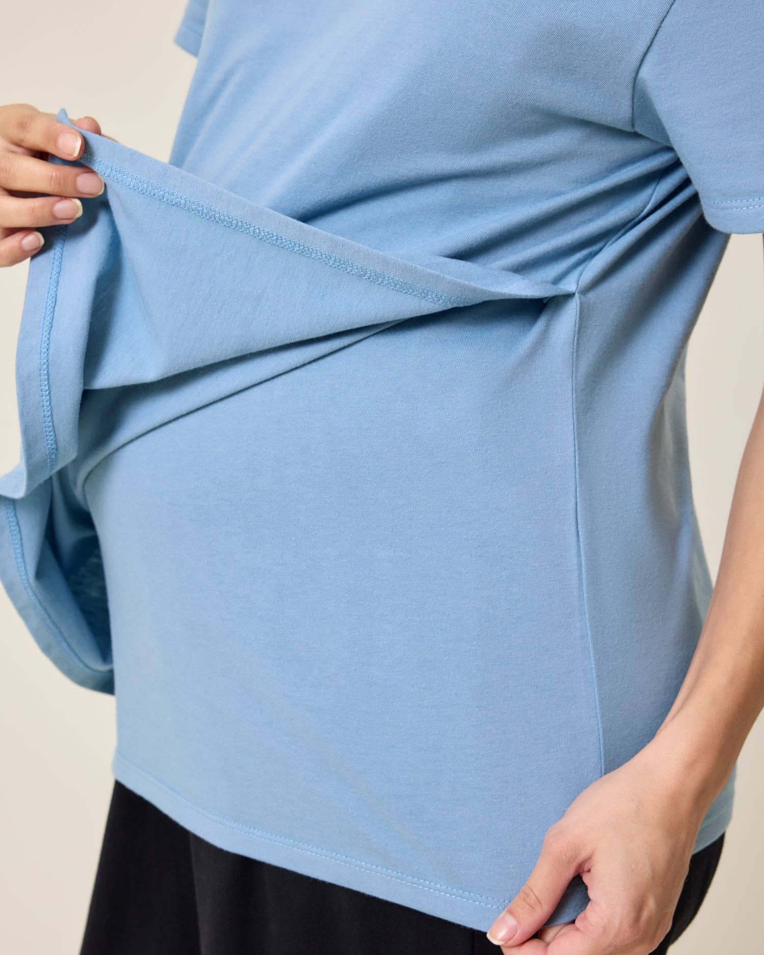 Cotton Classic Relaxed Maternity & Nursing T-shirt