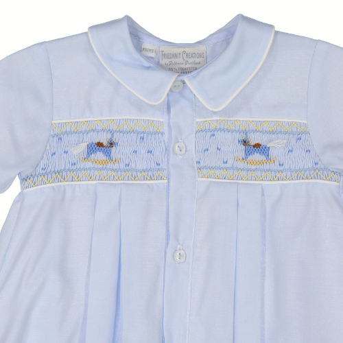 Rocking Horse Smocked Take Me Home Gown Set