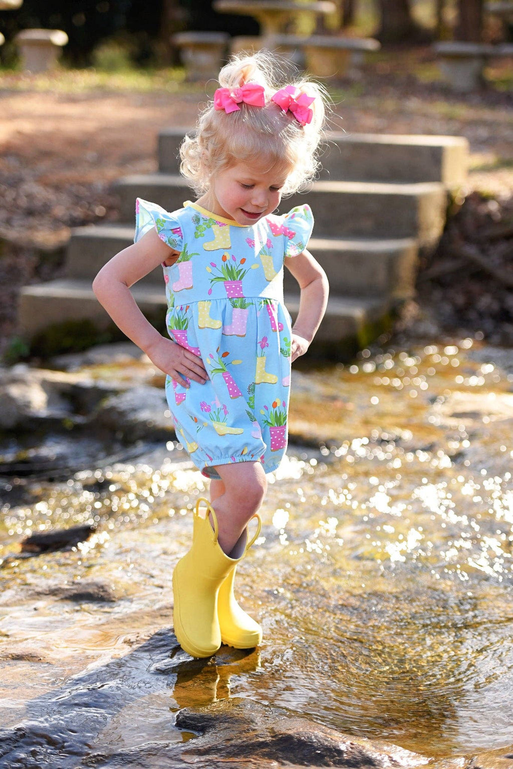 April Showers Romper