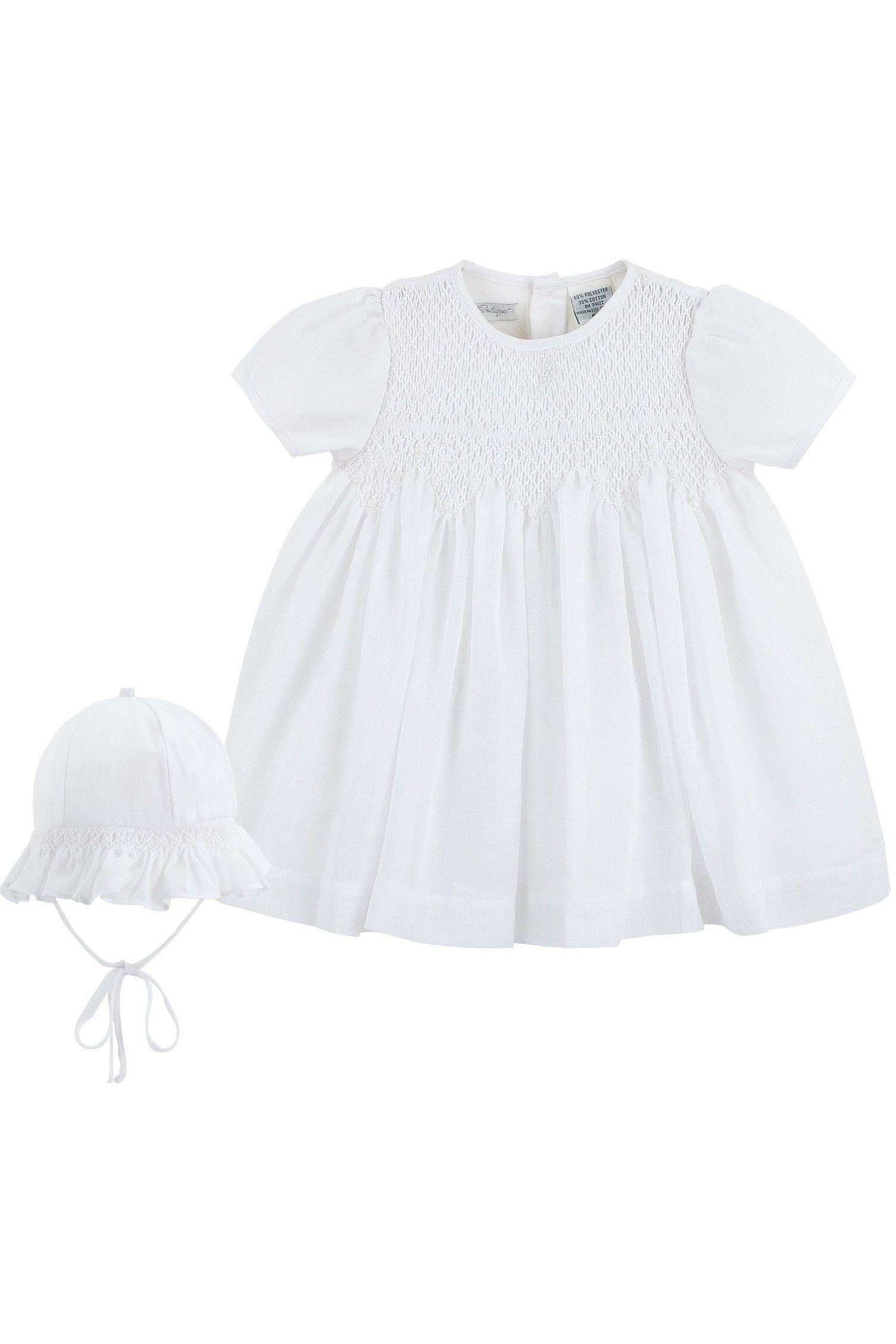 Voile Dress + Bonnet