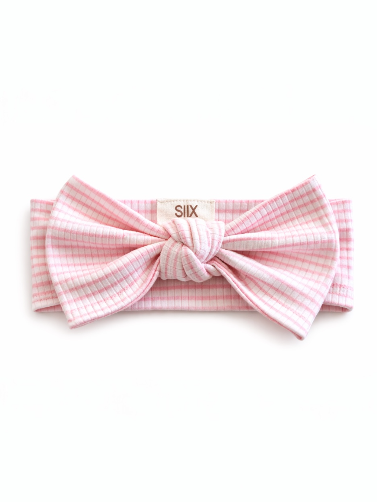 Pink Ribbed Bow