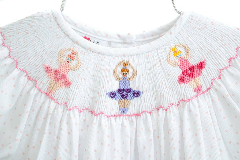 Ballerinas Smocked Bubble