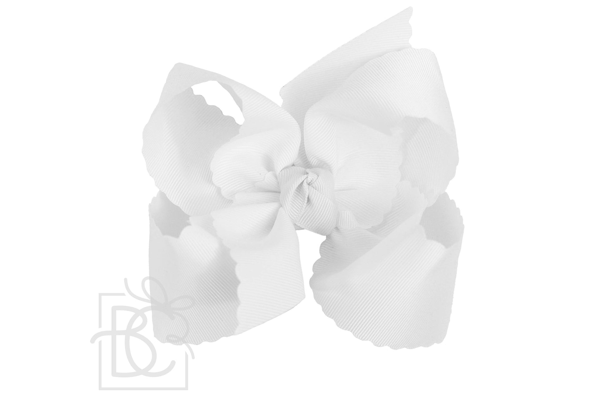 Large SCALLOPED EDGE BOW