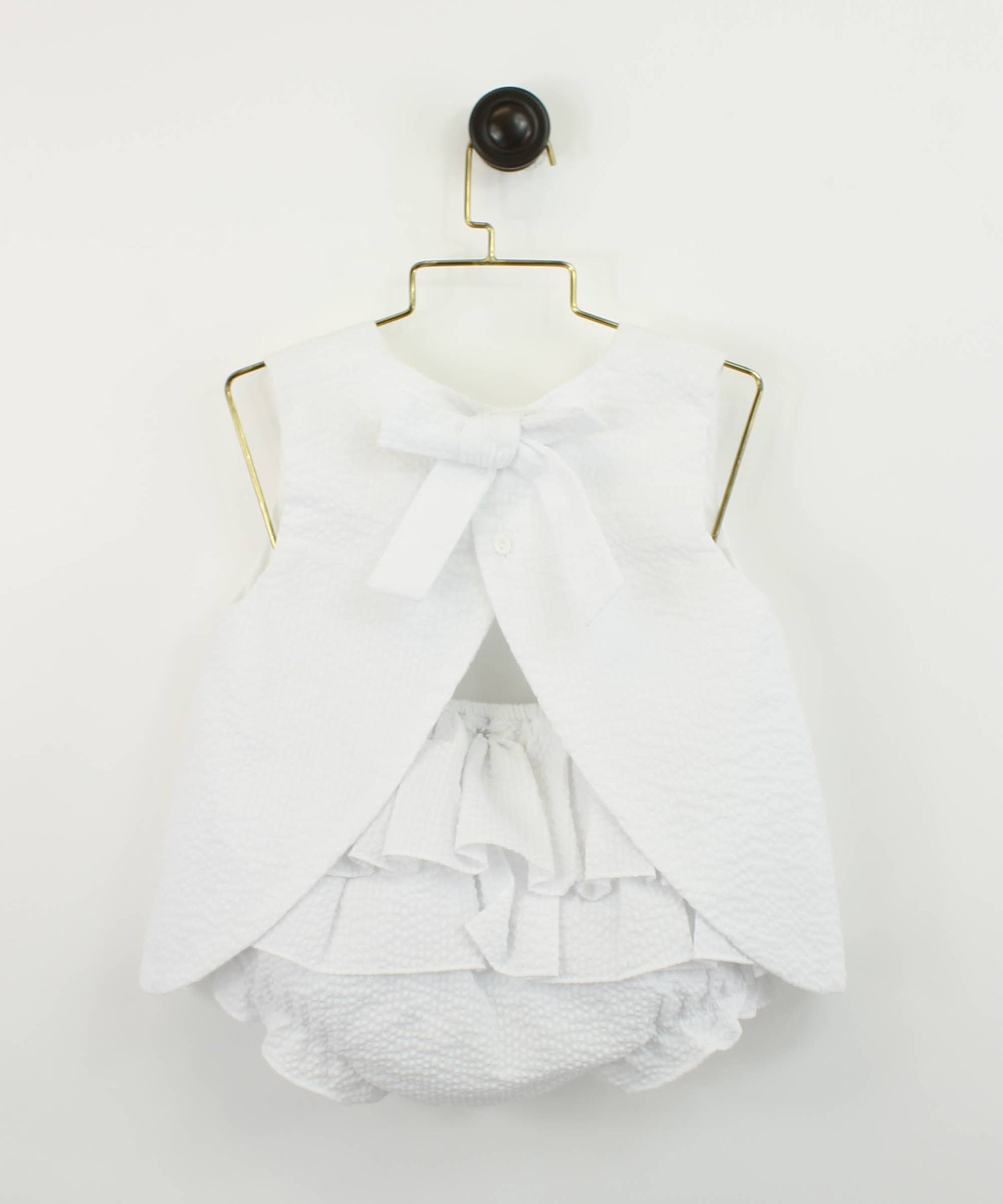 Crossover Ruffle Bloomers Set