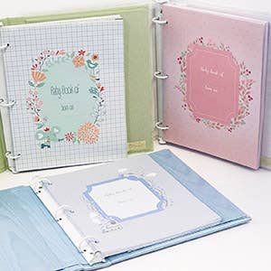 Baby Memory Book-Swiss Batiste Dress on Shantung