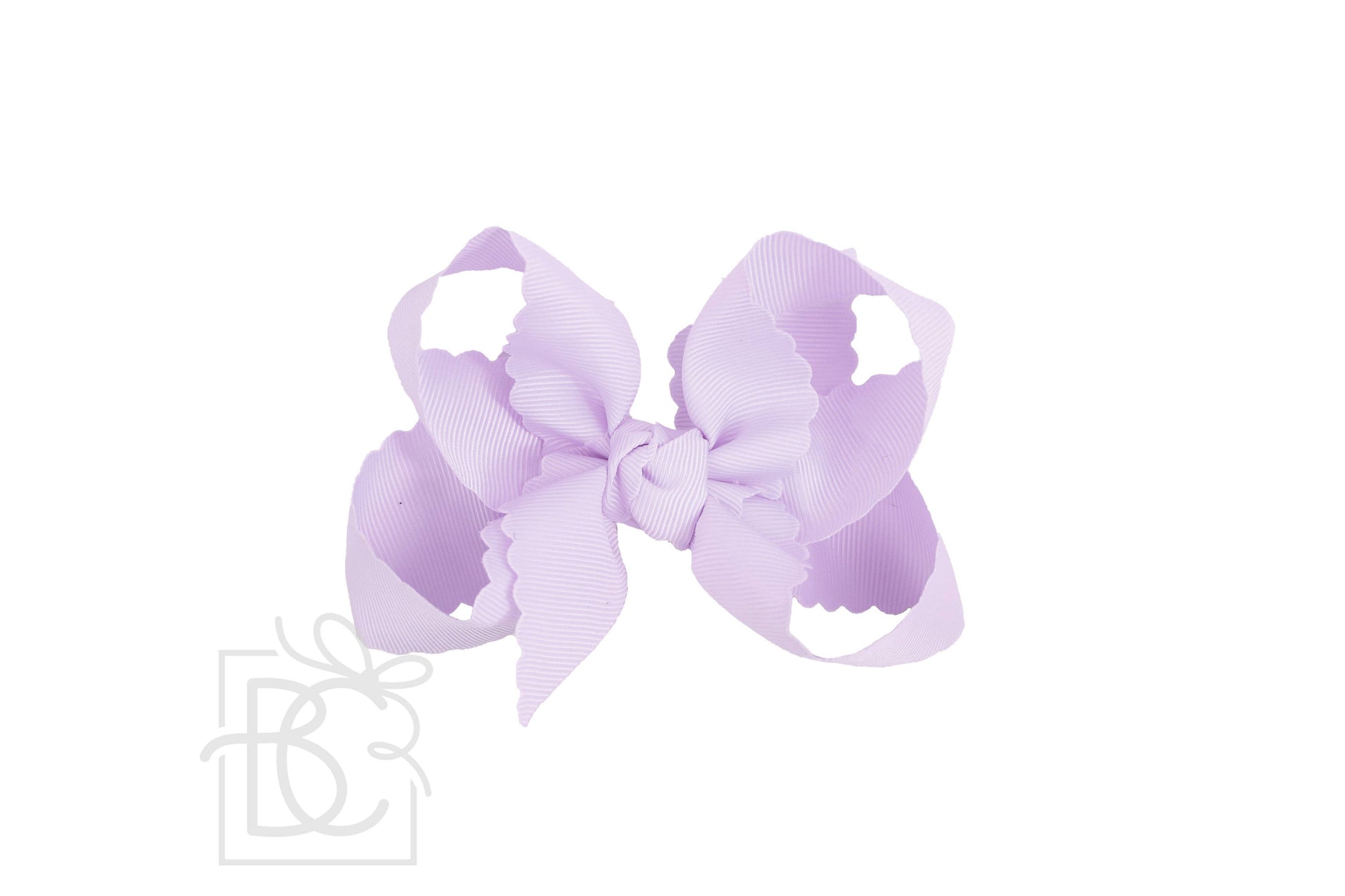 Large SCALLOPED EDGE BOW