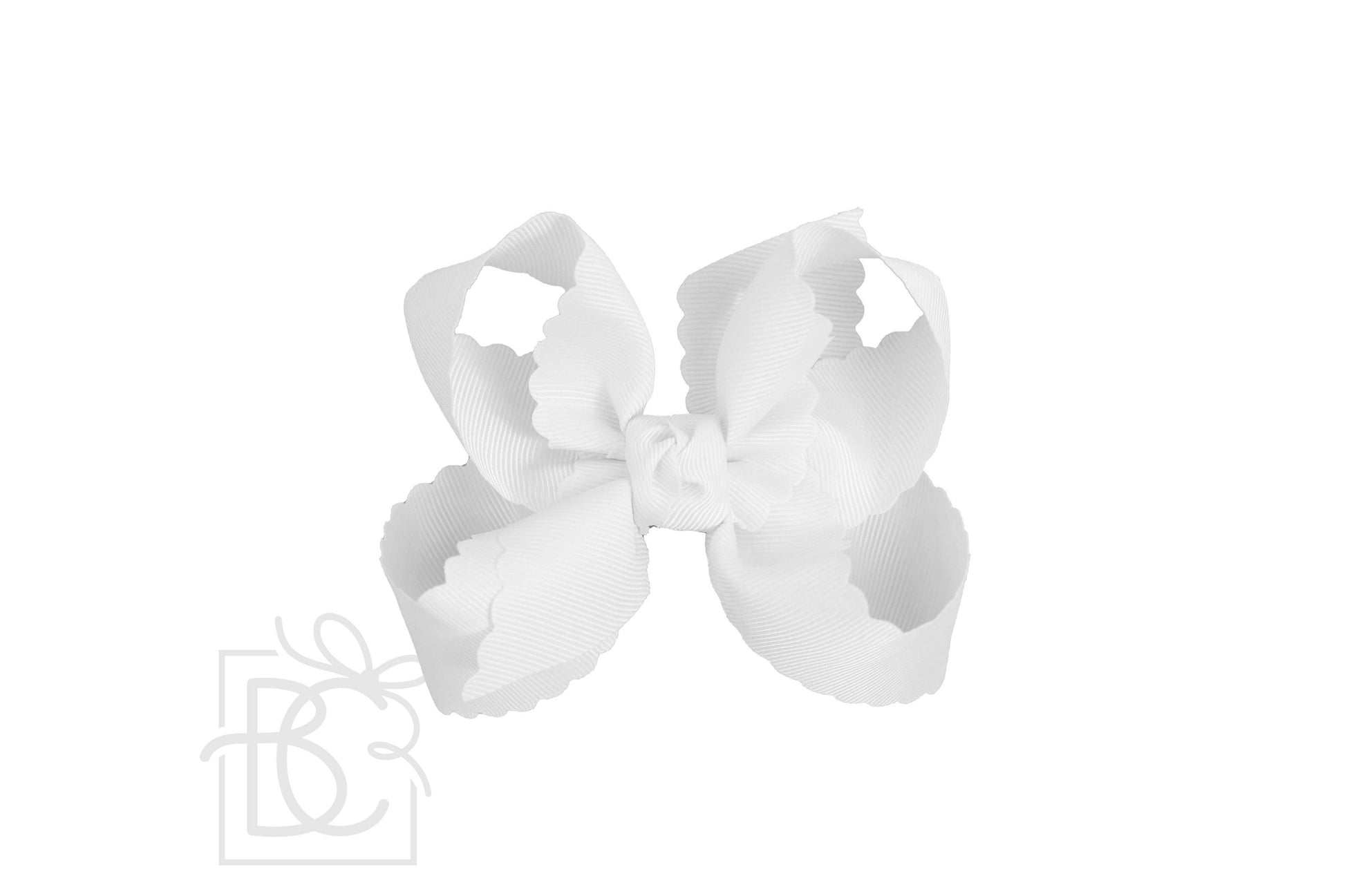 Large SCALLOPED EDGE BOW