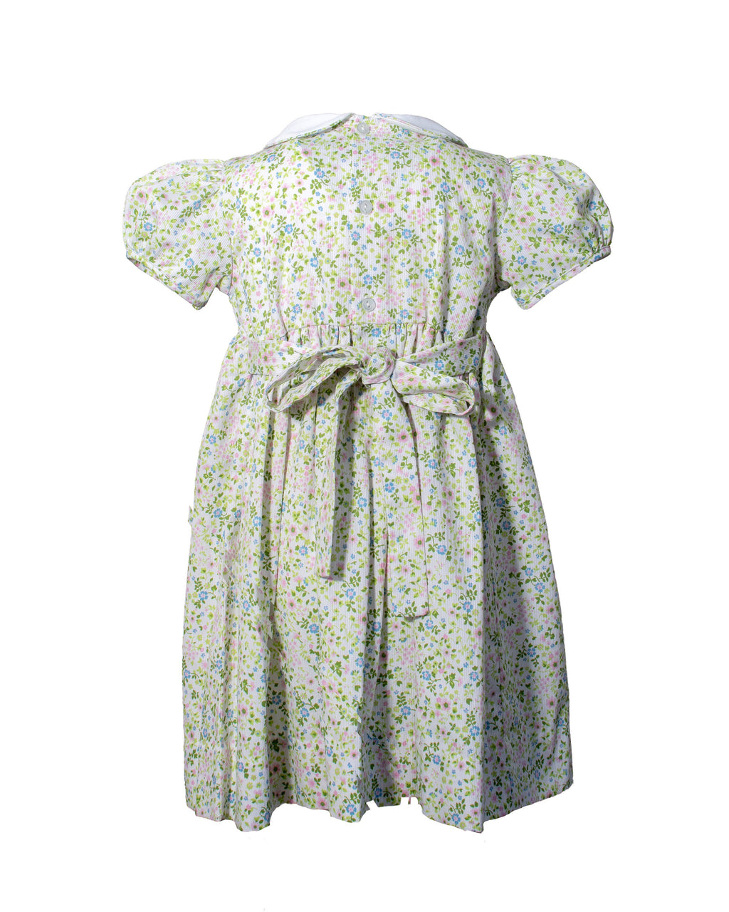 Elegant Green Floral Toddler Girl Dress (Copy)
