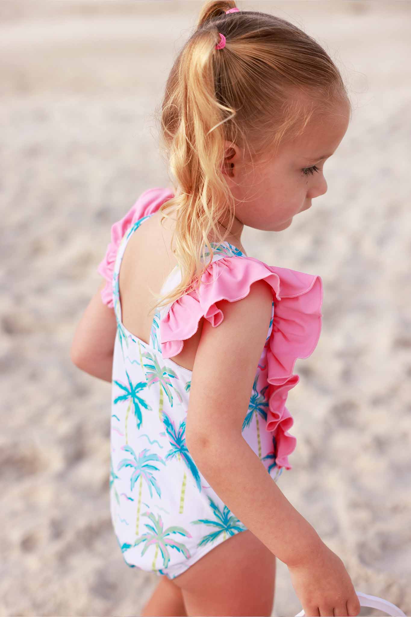 Double Ruffle One Piece | Blue Lagoon