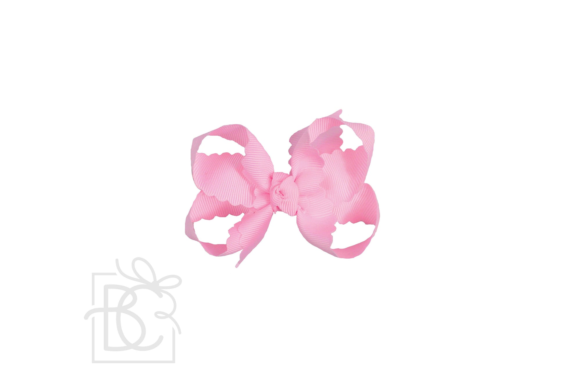 Large SCALLOPED EDGE BOW