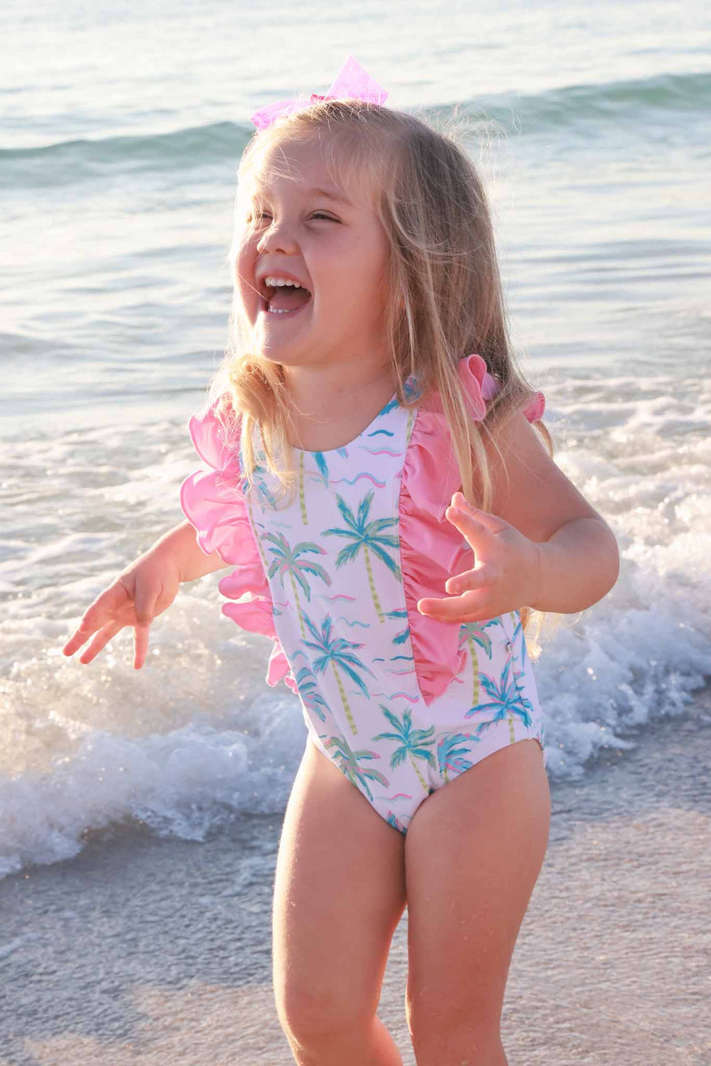 Double Ruffle One Piece | Blue Lagoon