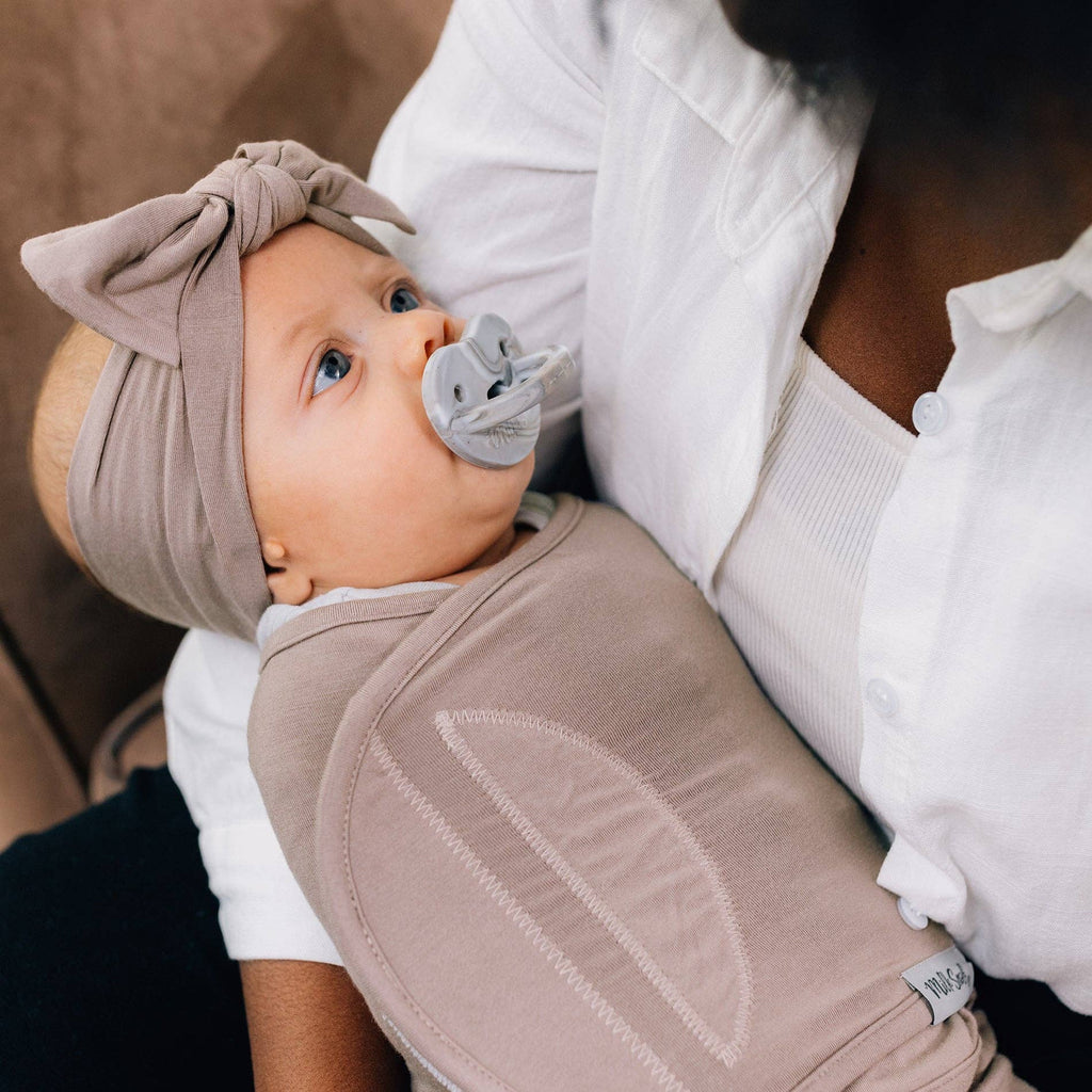 Mocha Bamboo Essential Baby Swaddle