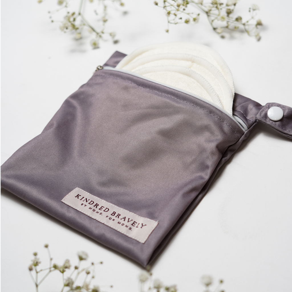 Washable organic Nursing Pads + Bag