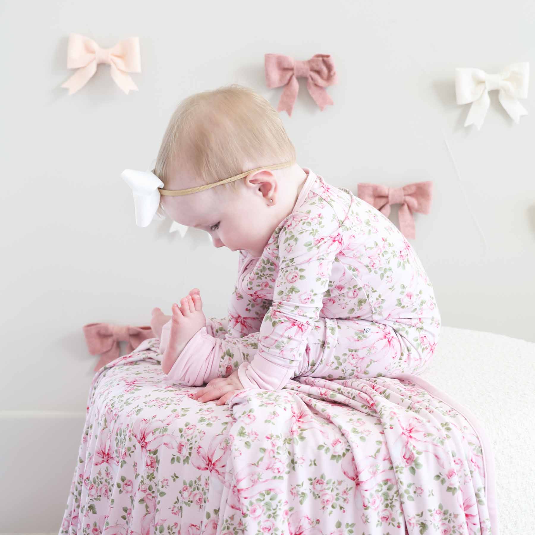 Bows in Bloom Convertible Zip Romper
