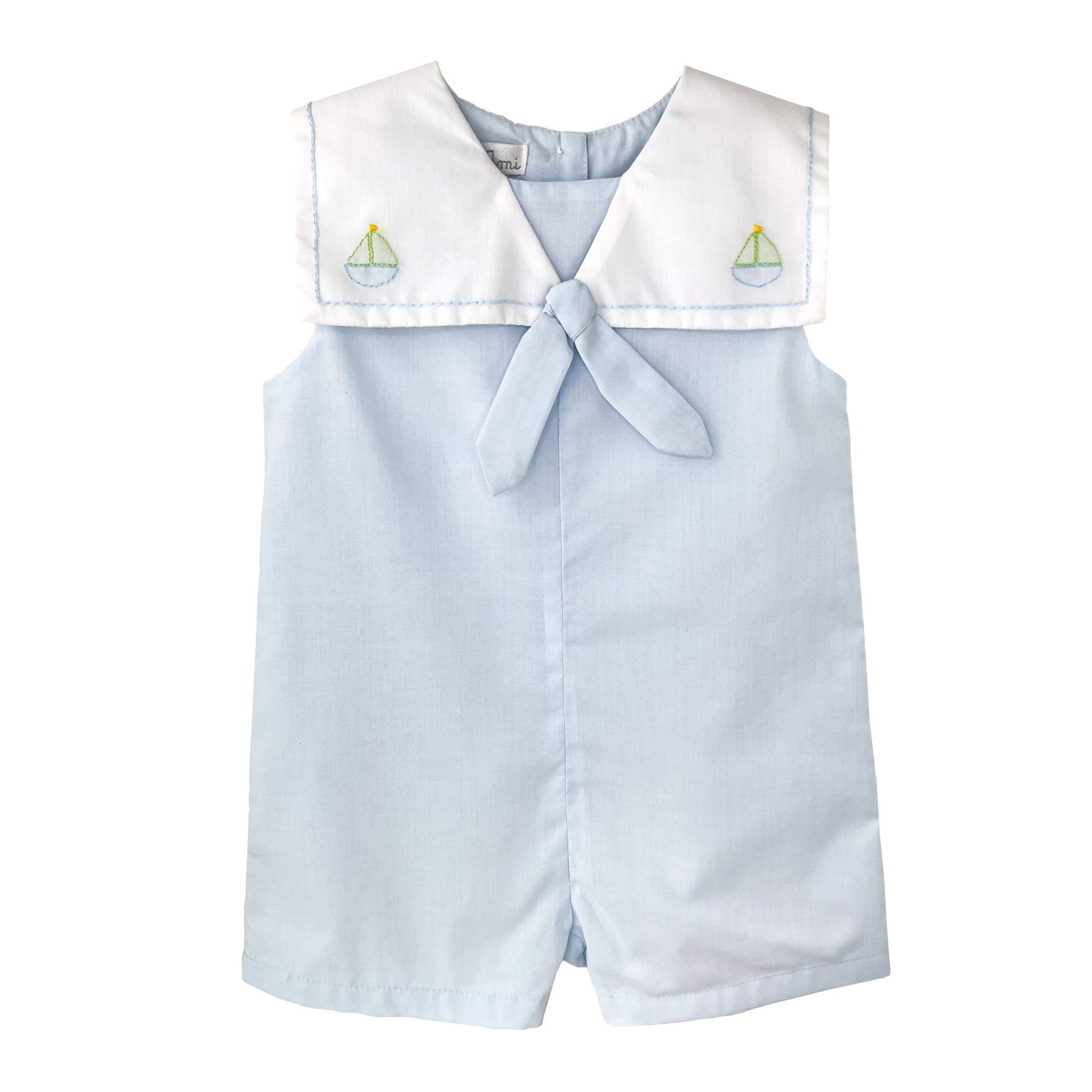 Sailboat Stitched Sunsuit