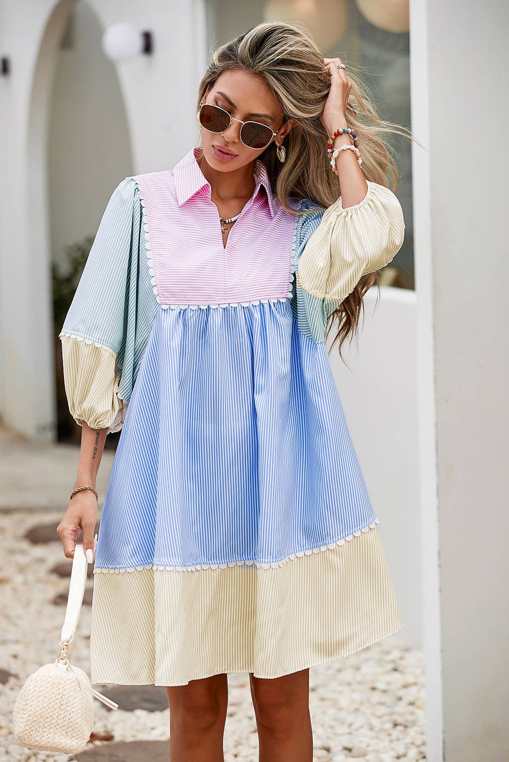 Ric Rac Collared Dress