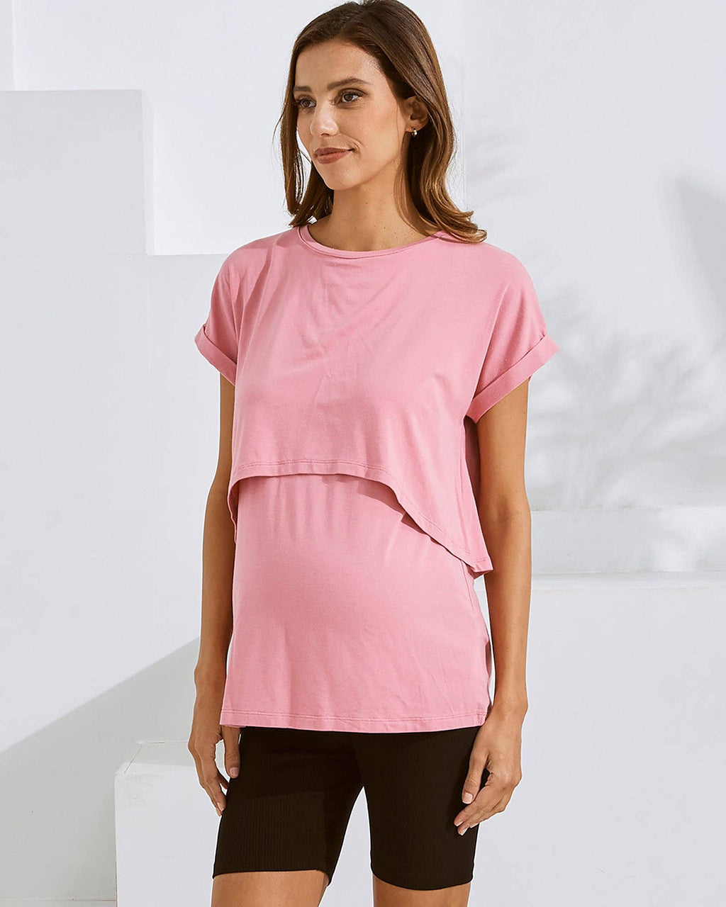 Everyday  Nursing Tee - Blush