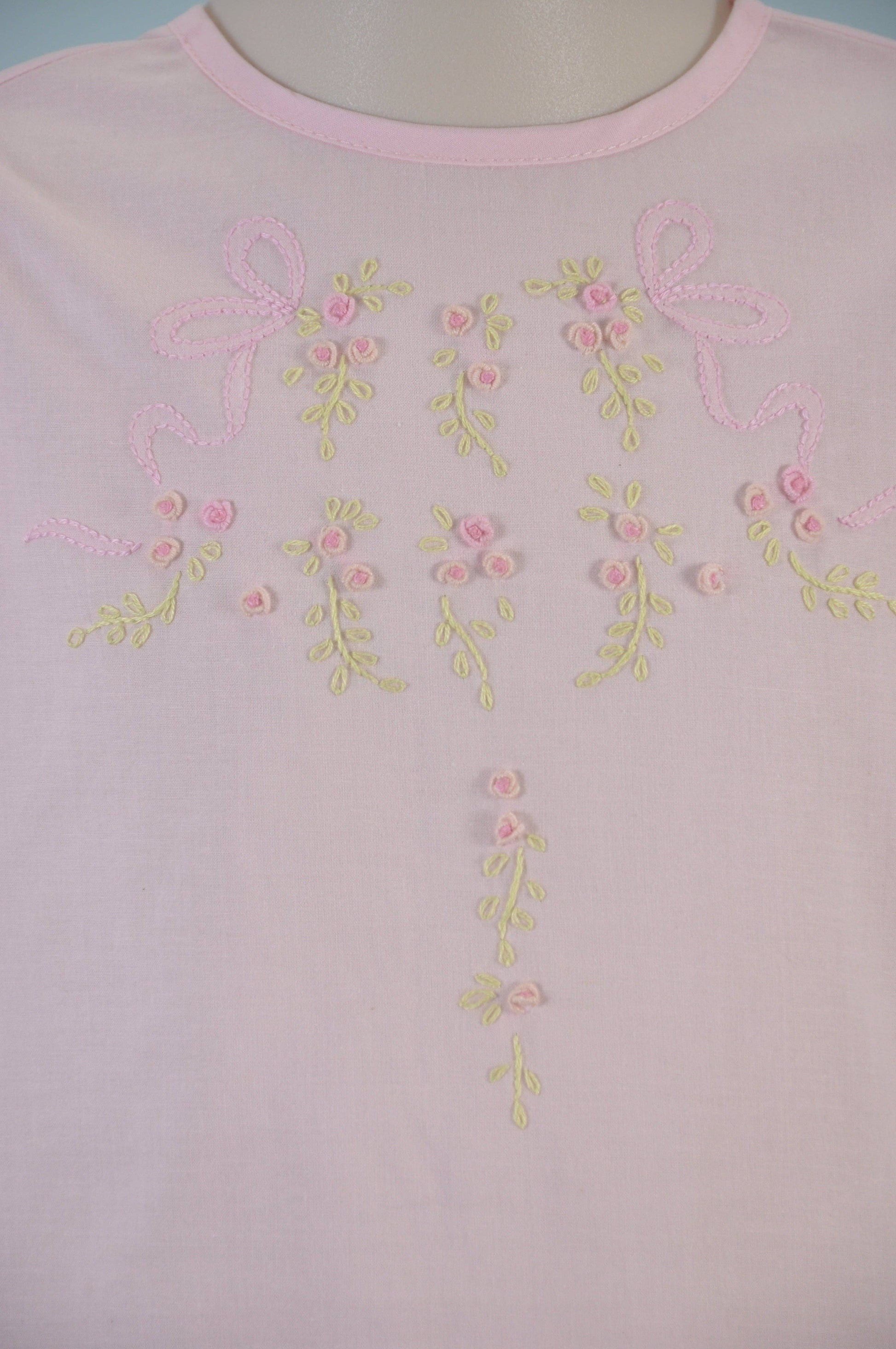 Pink Heirloom Rosebud Dress