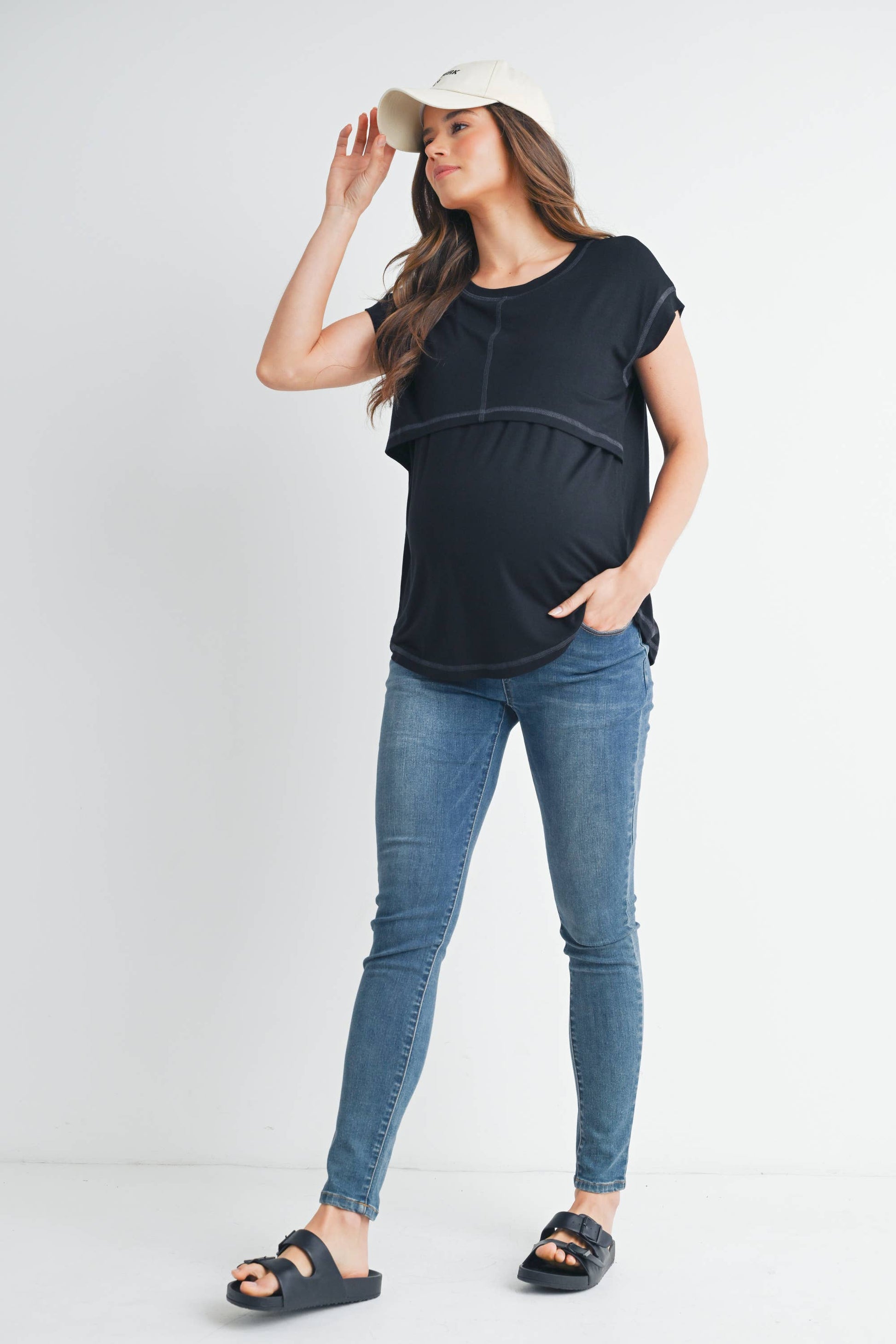Double Layer Short Sleeve Top