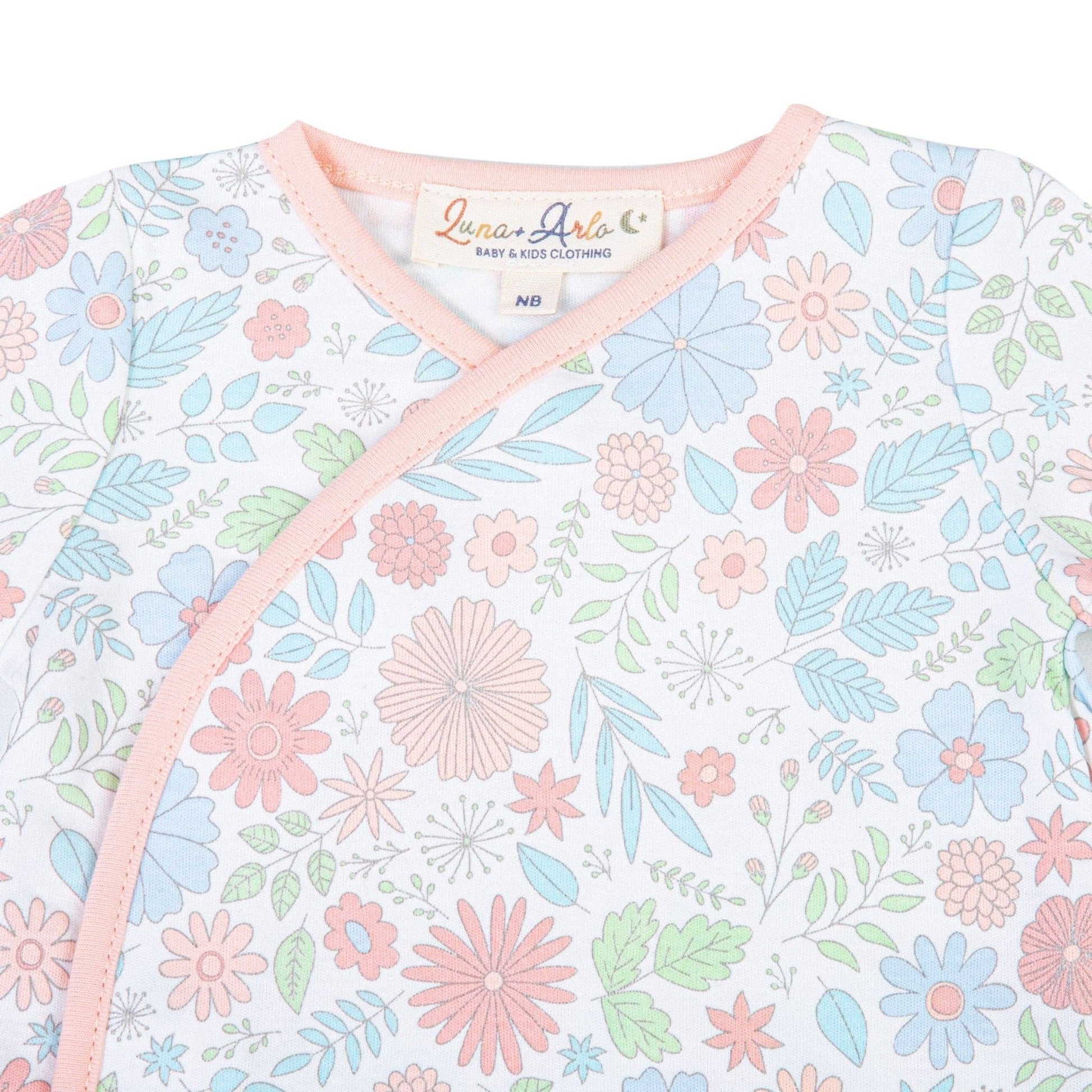 Delilah Kimono Footed Pant Set by Luna and Arlo