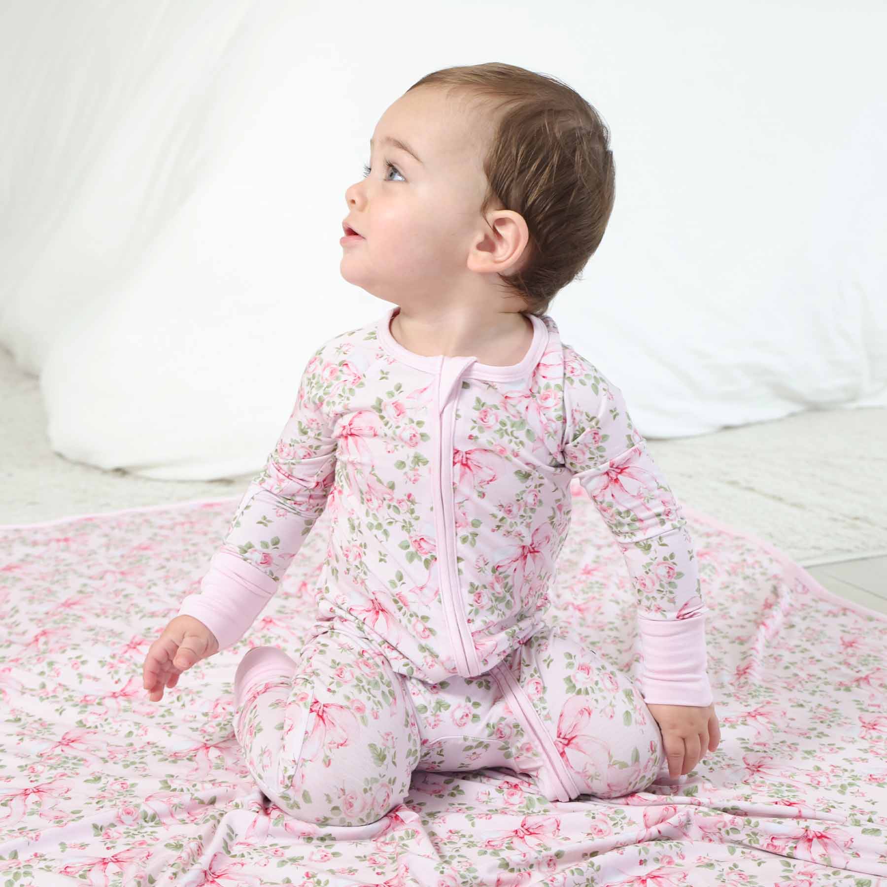 Bows in Bloom Convertible Zip Romper
