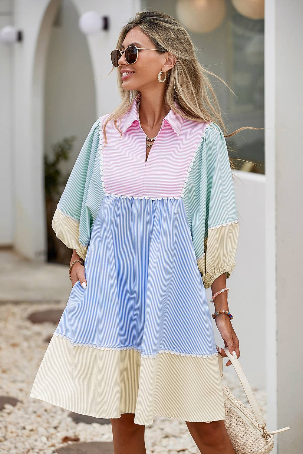 Ric Rac Collared Dress