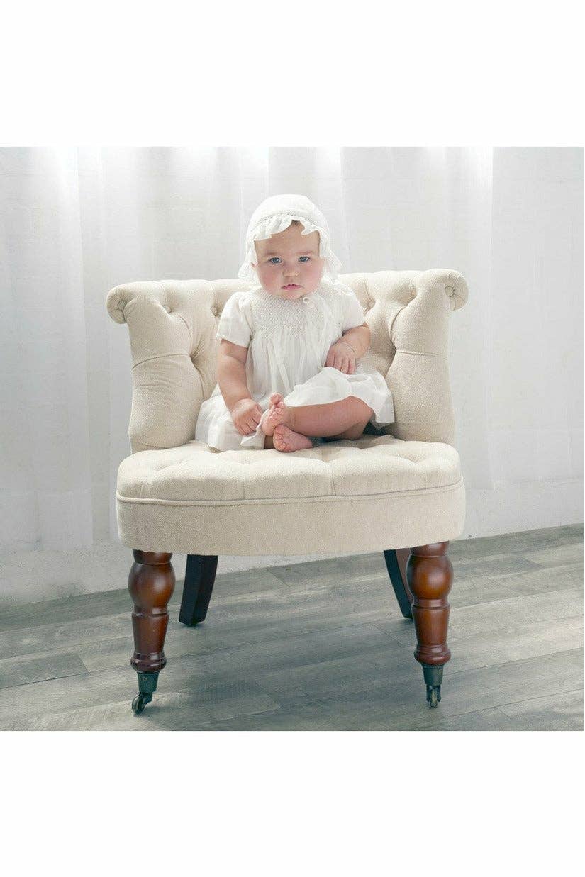 Voile Dress + Bonnet