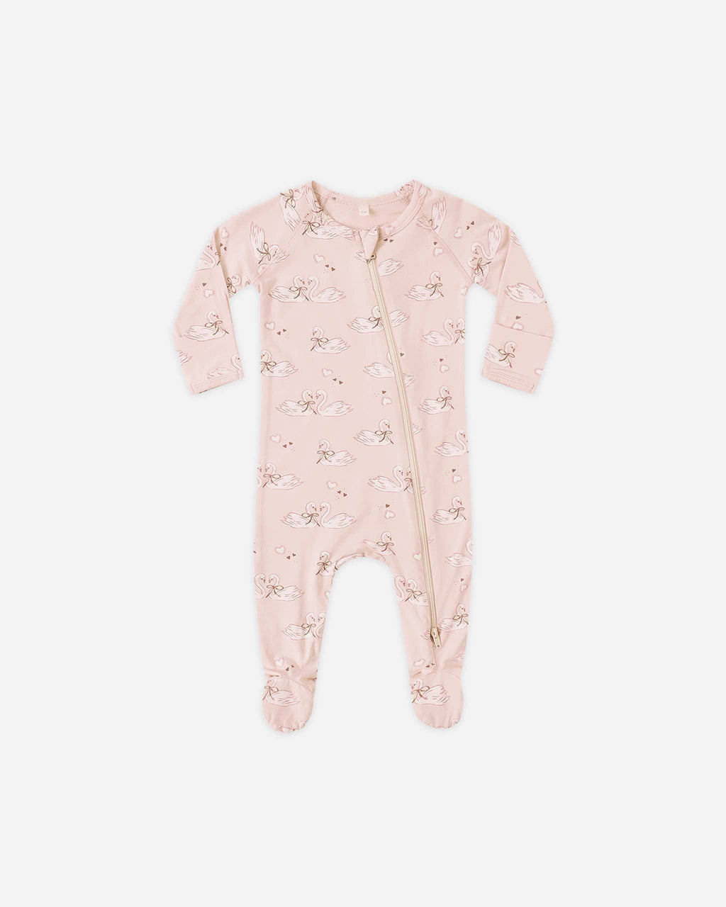 Bamboo Zip Footie || Swans