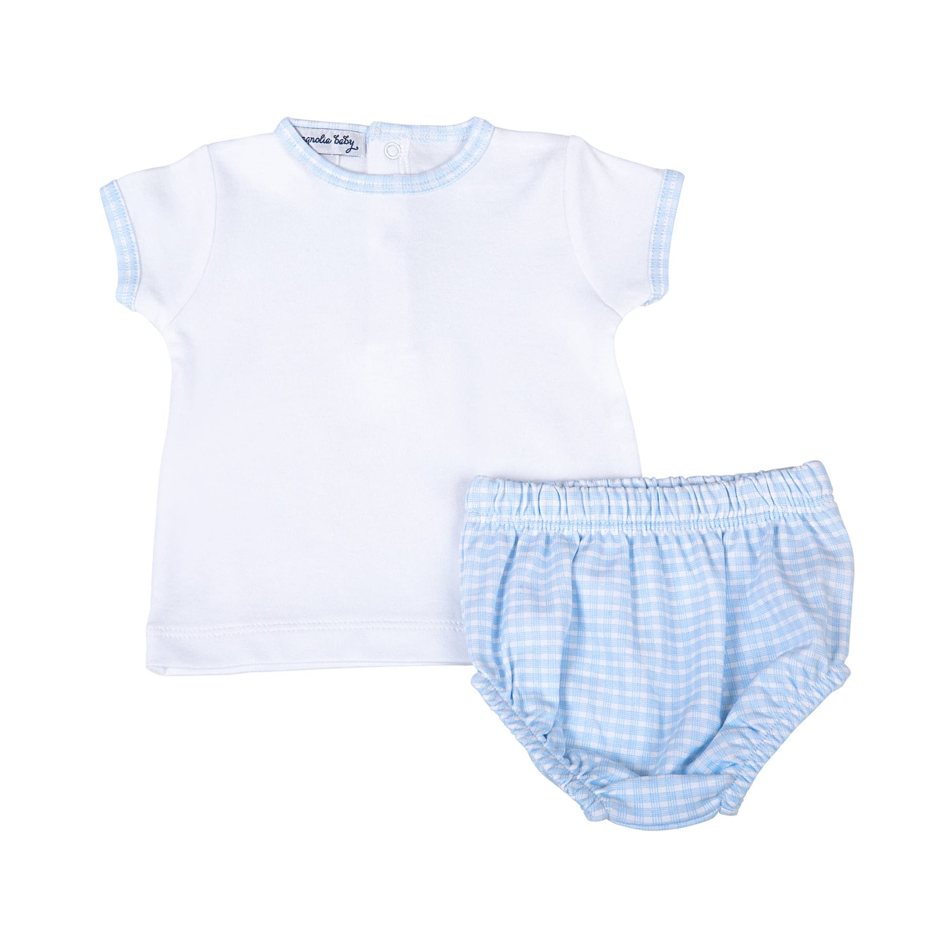 New Beginnings Blue Diaper Cover Set