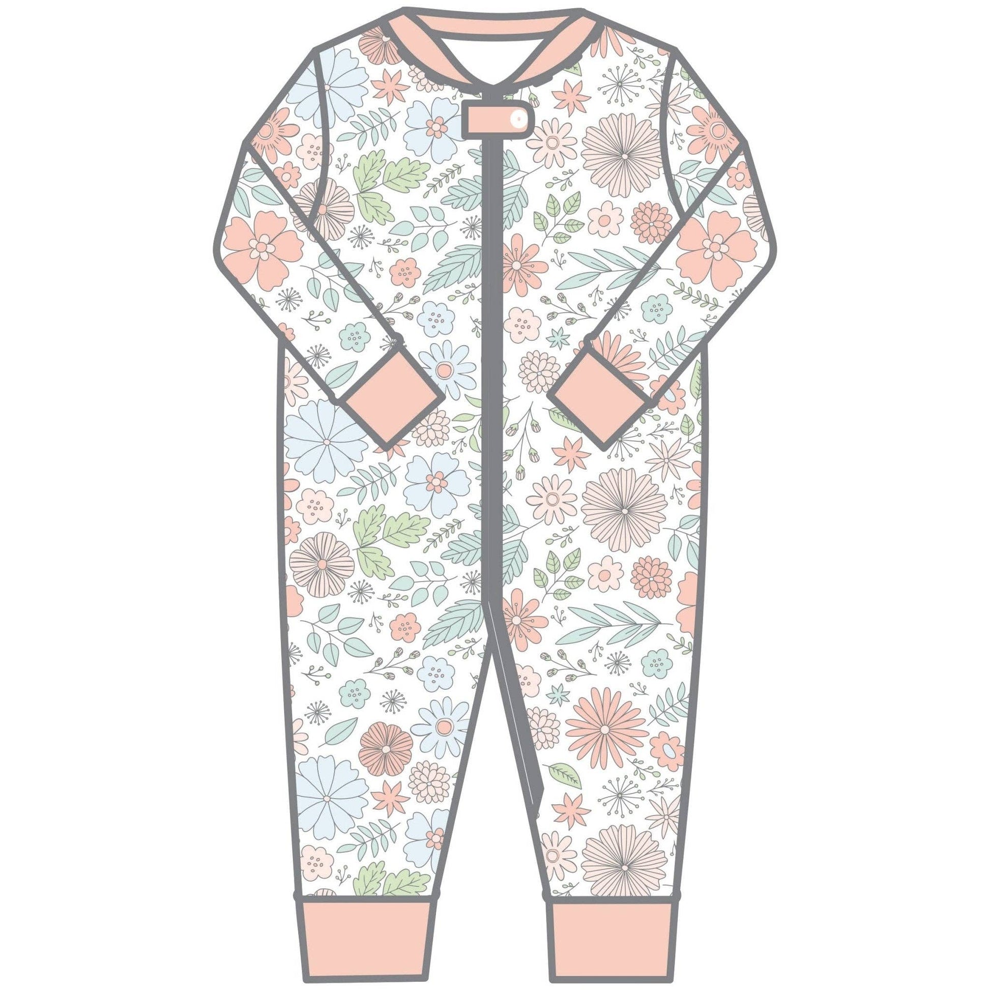 Delilah Zip Pajamas