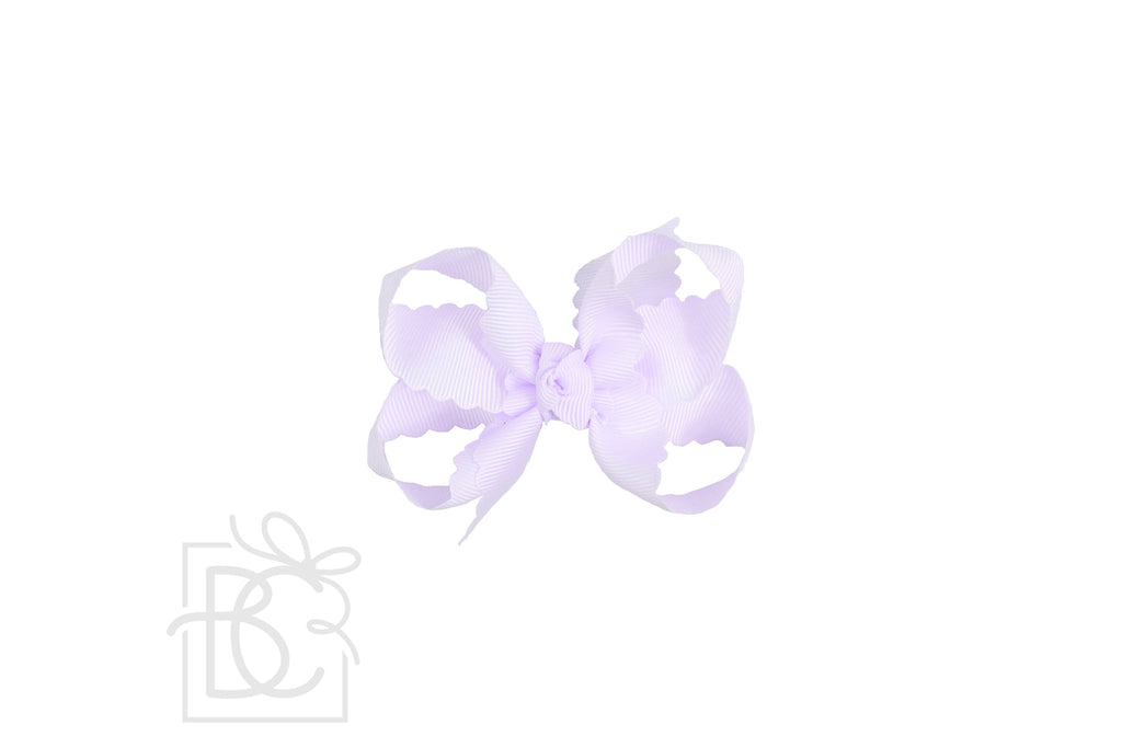 Large SCALLOPED EDGE BOW