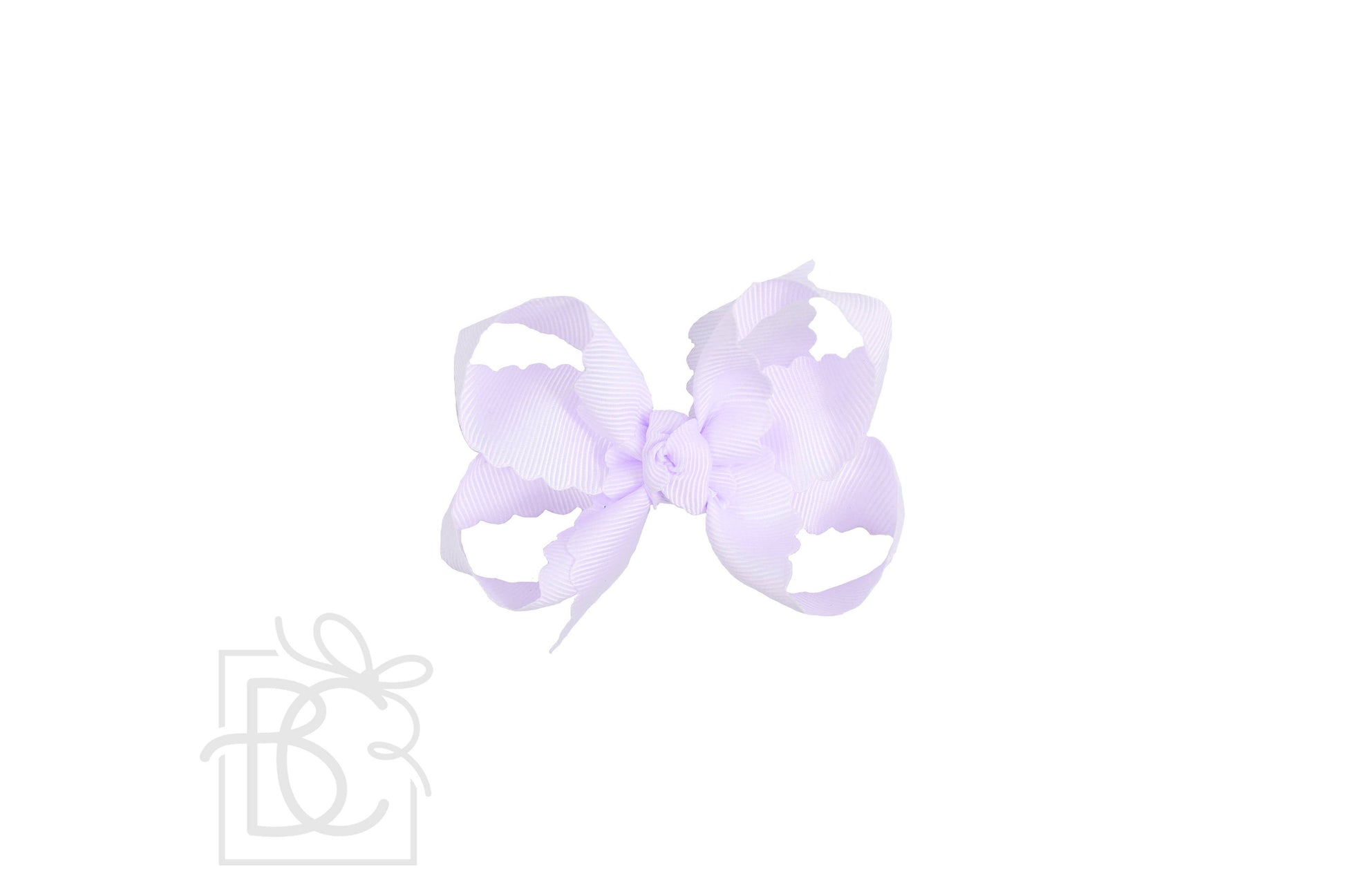 Large SCALLOPED EDGE BOW